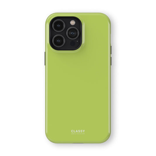 Pastel Lime Green Tough Case - Classy Cases - Phone Case - iPhone 17 - Glossy - 
