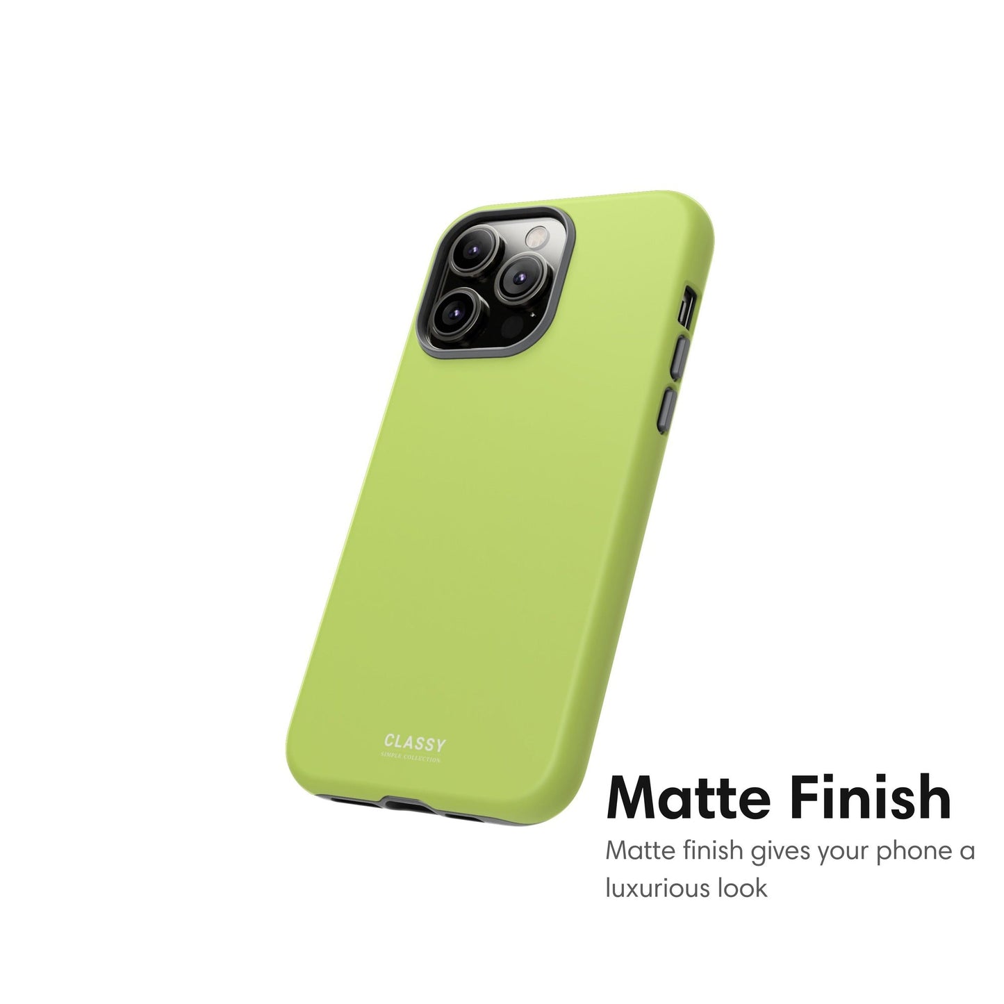 Pastel Lime Green Tough Case - Classy Cases - Phone Case - iPhone 17 - Glossy - 