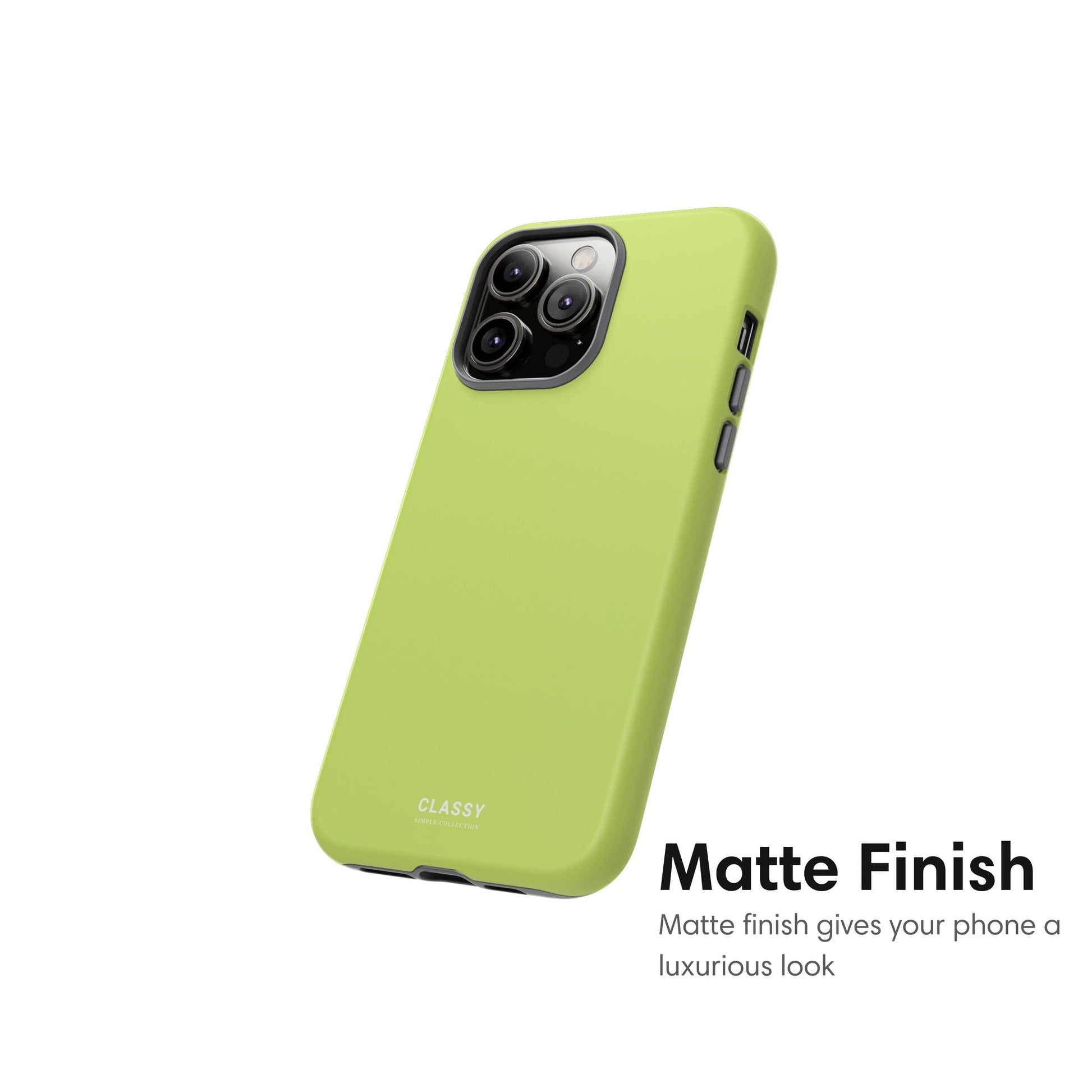 Pastel Lime Green Tough Case - Classy Cases - Phone Case - iPhone 17 - Glossy - 