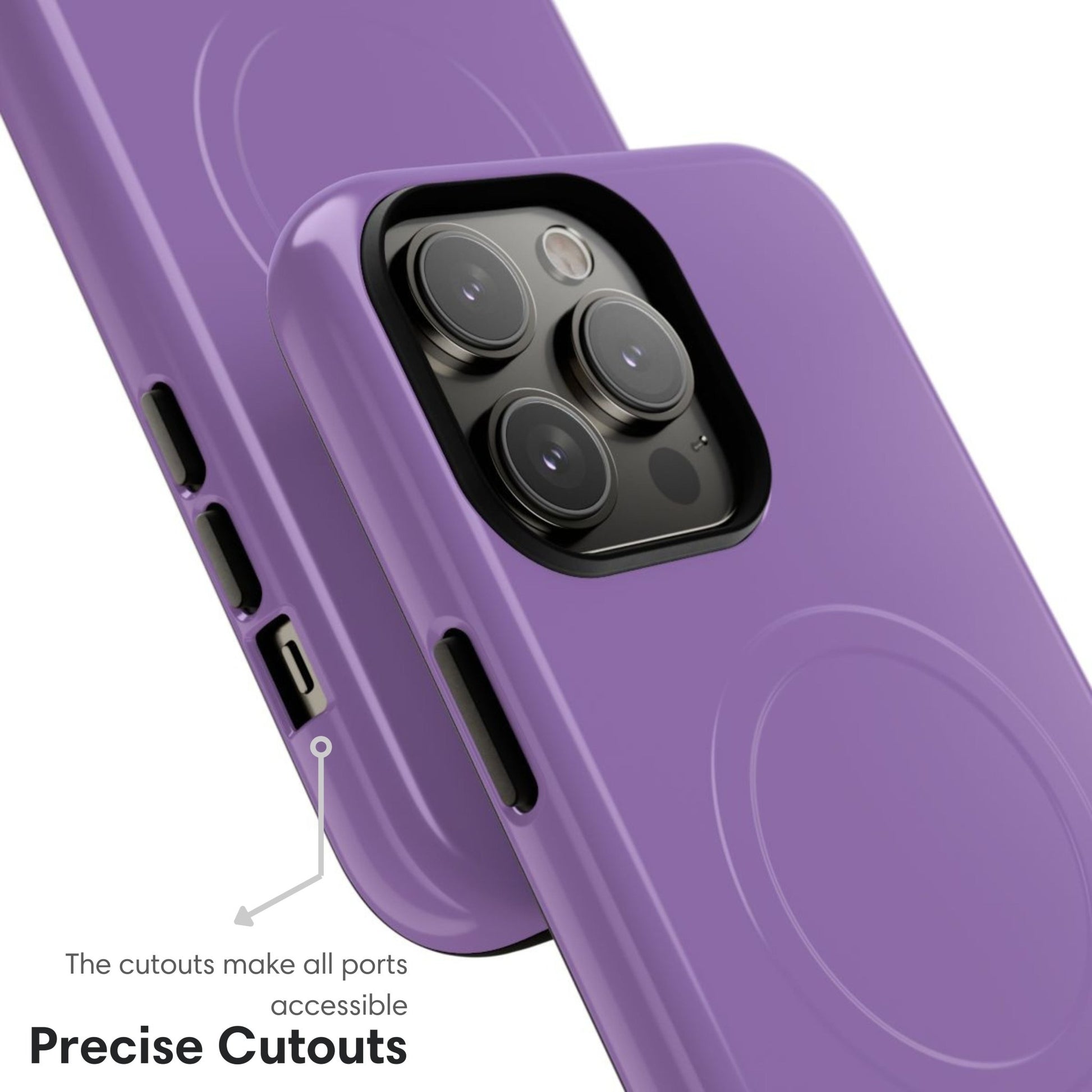 Pastel Purple MagSafe Tough Case - Classy Cases - Phone Case - iPhone 17 - Glossy - 