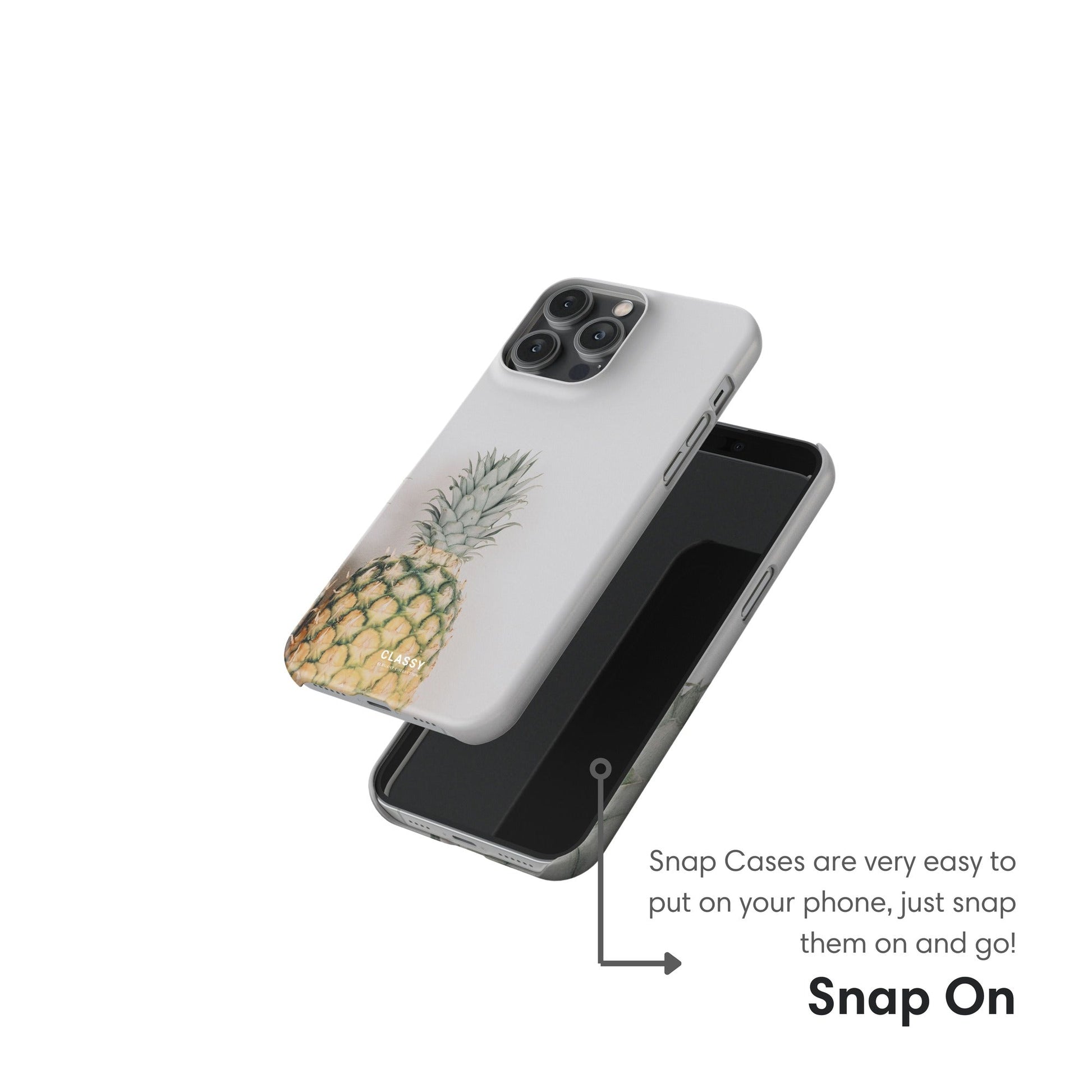 Pineapple Snap Case - Classy Cases - Phone Case - iPhone 17 - Glossy - 