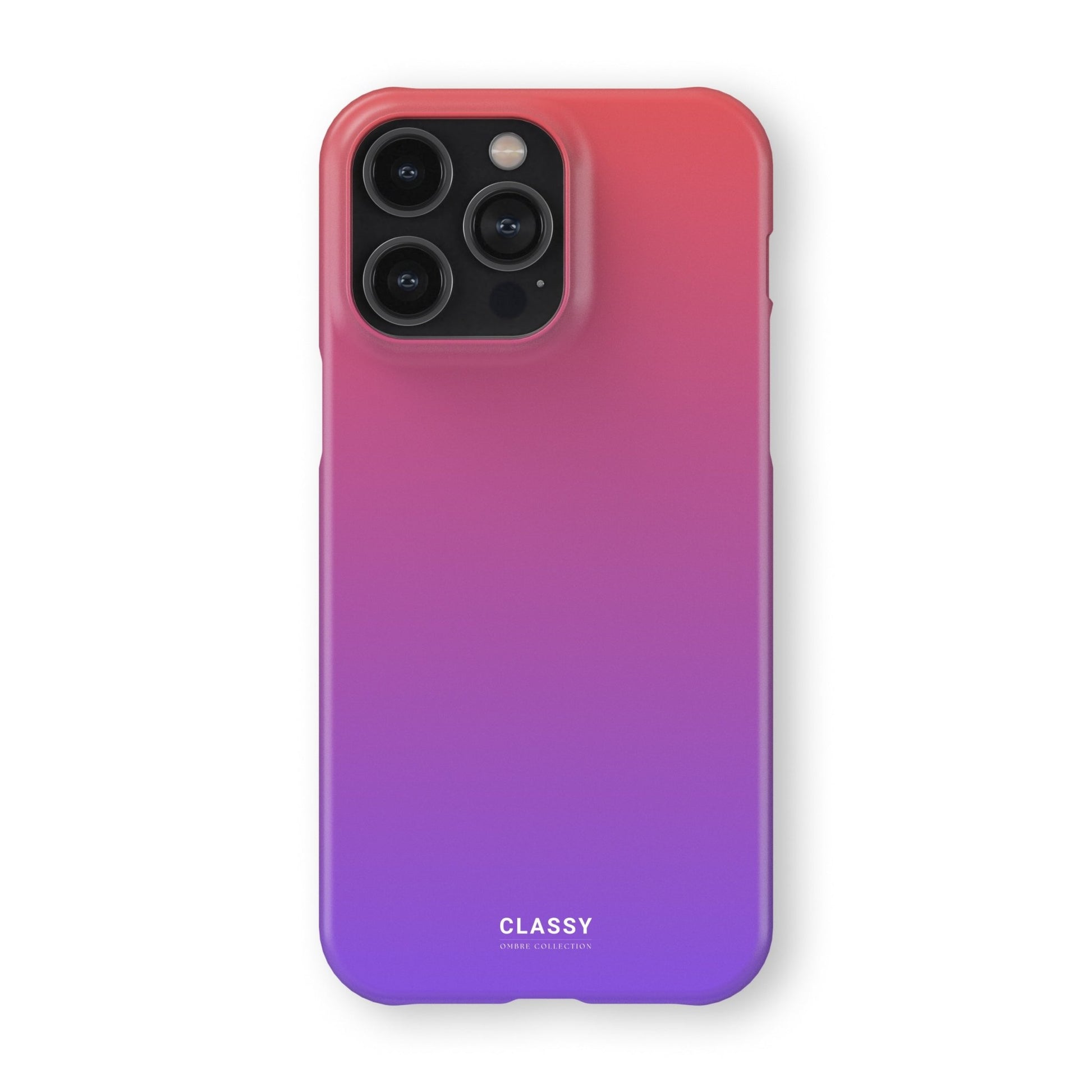 Pink and Purple Ombre Snap Case - Classy Cases - Phone Case - iPhone 17 - Glossy - 