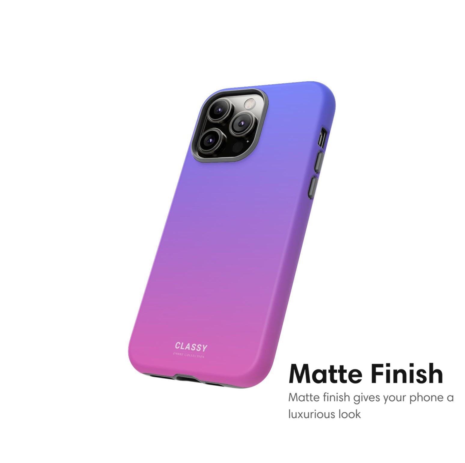 Pink and Purple Ombre Tough Case - Classy Cases - Phone Case - iPhone 17 - Glossy - 