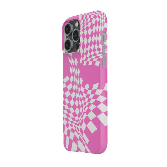 Pink and White Pattern Snap Case - Classy Cases - Phone Case - iPhone 17 - Glossy - 