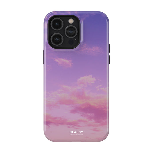 Pink Sunset Clouds Tough Case front
