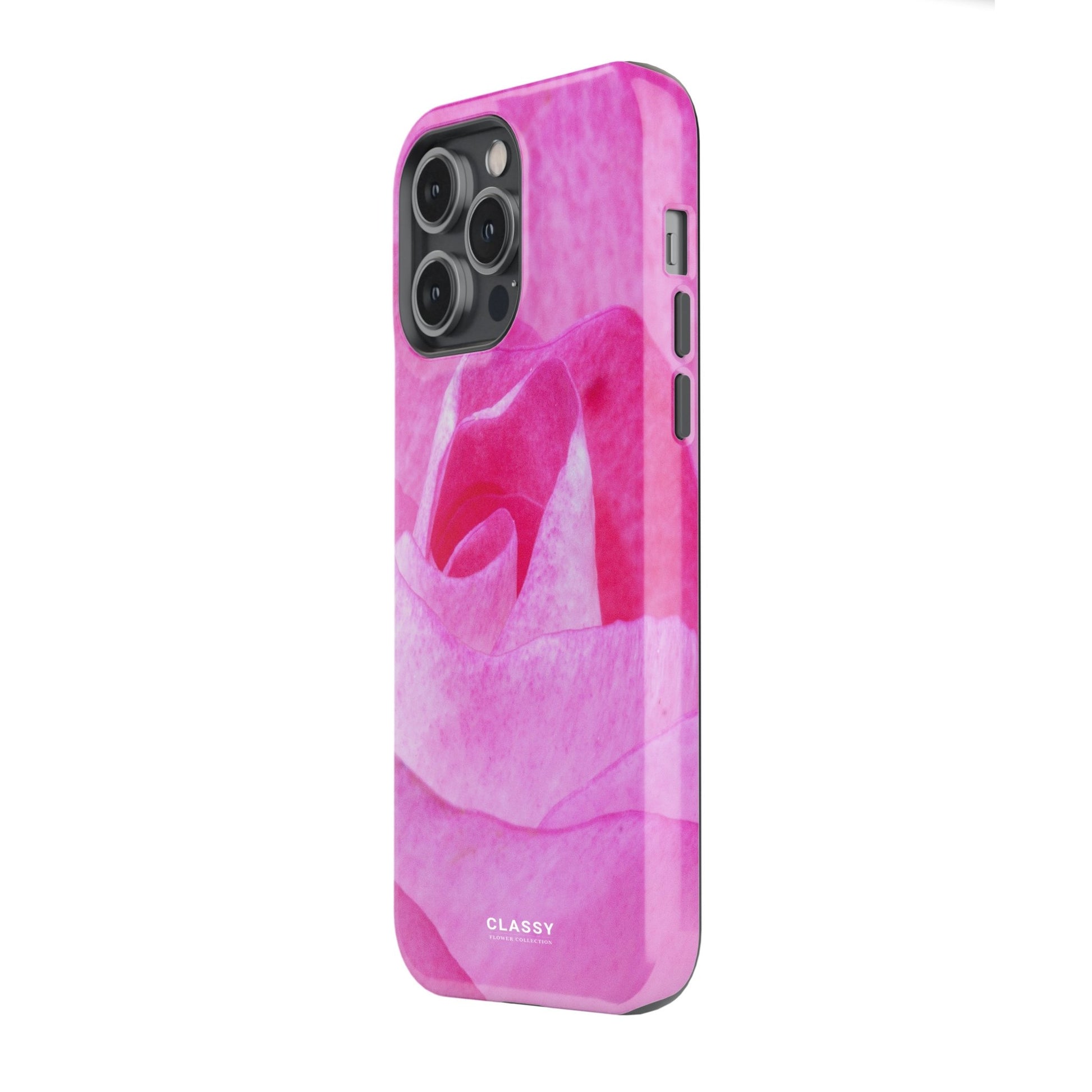 Pink Flower Tough Case - Classy Cases - Phone Case - iPhone 17 - Glossy - 