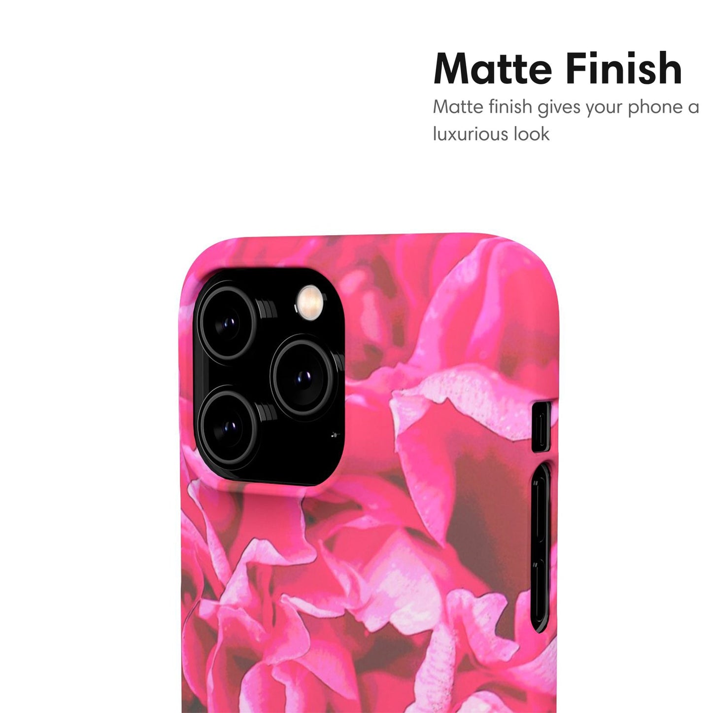 Pink Flowers Snap Case - Classy Cases - Phone Case - iPhone 17 - Glossy - 