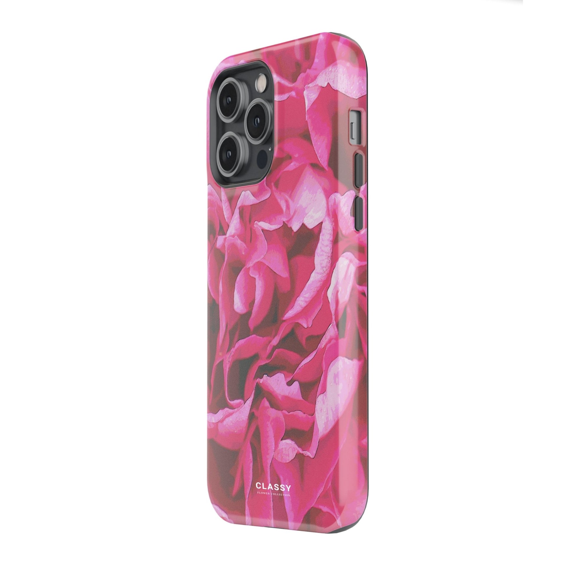 Pink Flowers Tough Case - Classy Cases - Phone Case - iPhone 17 - Glossy - 