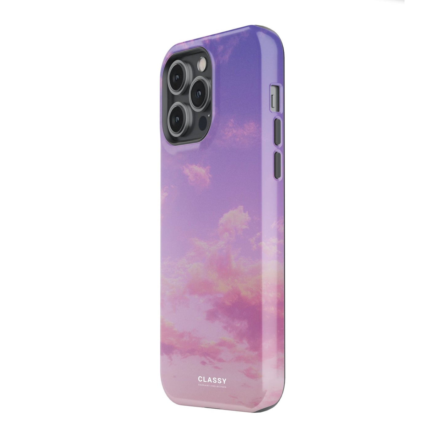 Pink Sunset Clouds Tough Case - Classy Cases - Phone Case - iPhone 17 - Glossy - 