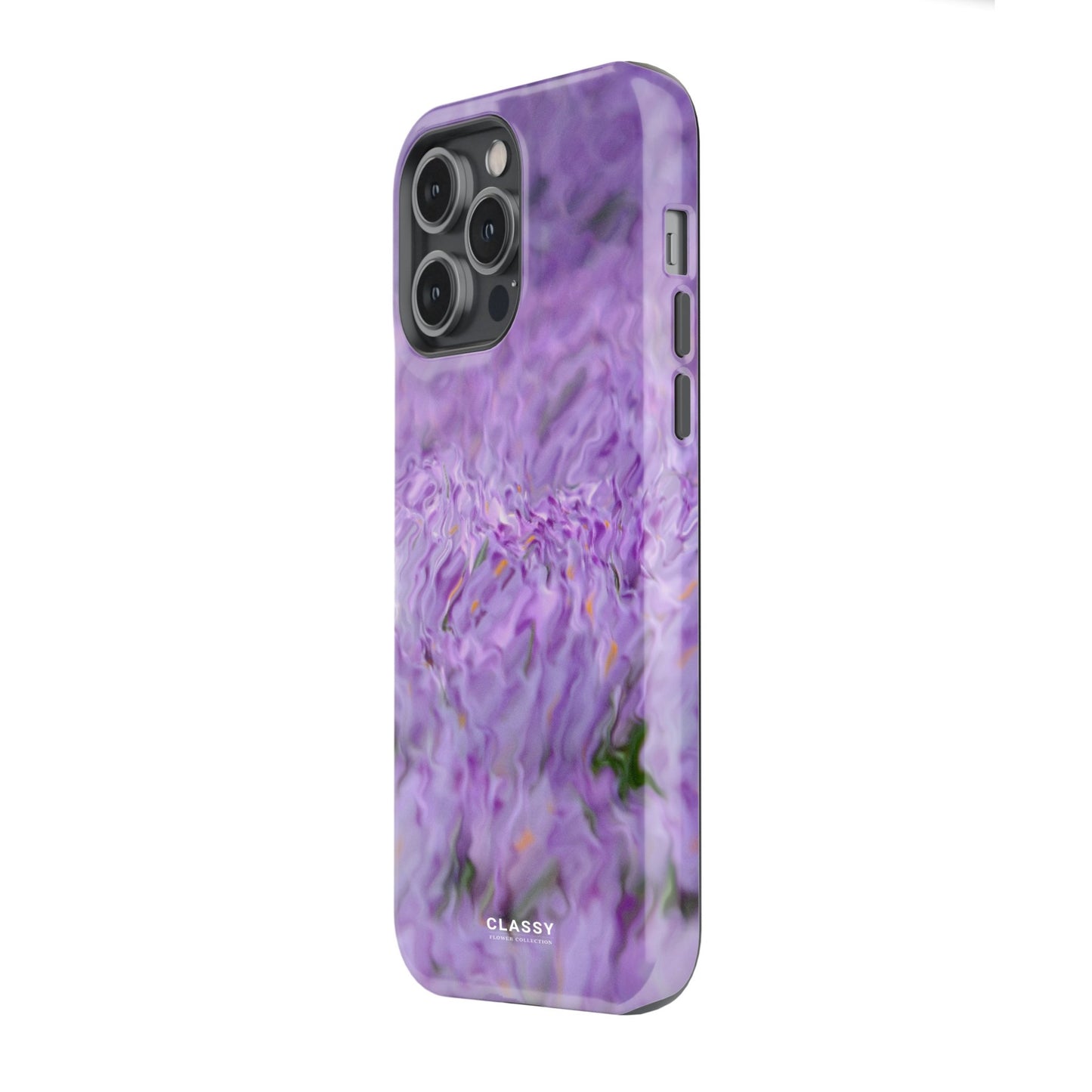 Purple Art Flower Tough Case - Classy Cases - Phone Case - iPhone 17 - Glossy - 