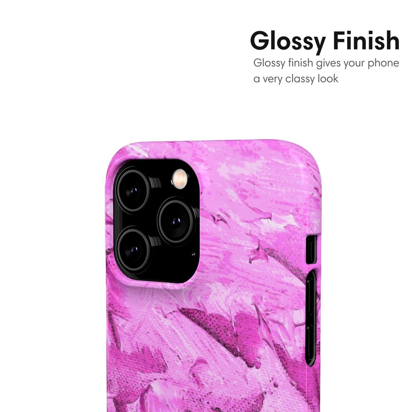 Purple Art Snap Case - Classy Cases - Phone Case - iPhone 17 - Glossy - 