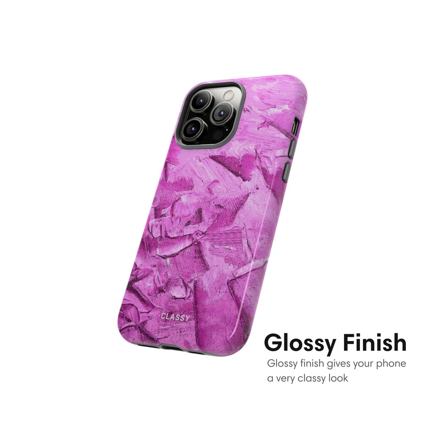 Purple Art Tough Case - Classy Cases - Phone Case - iPhone 17 - Glossy - 