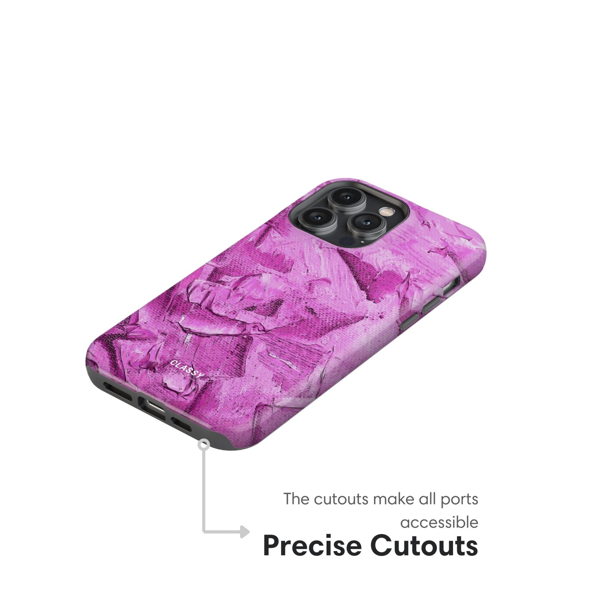 Purple Art Tough Case - Classy Cases - Phone Case - iPhone 17 - Glossy - 