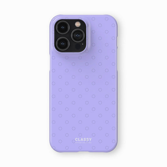 Purple Dots Snap Case - Classy Cases - Phone Case - iPhone 17 - Glossy - 