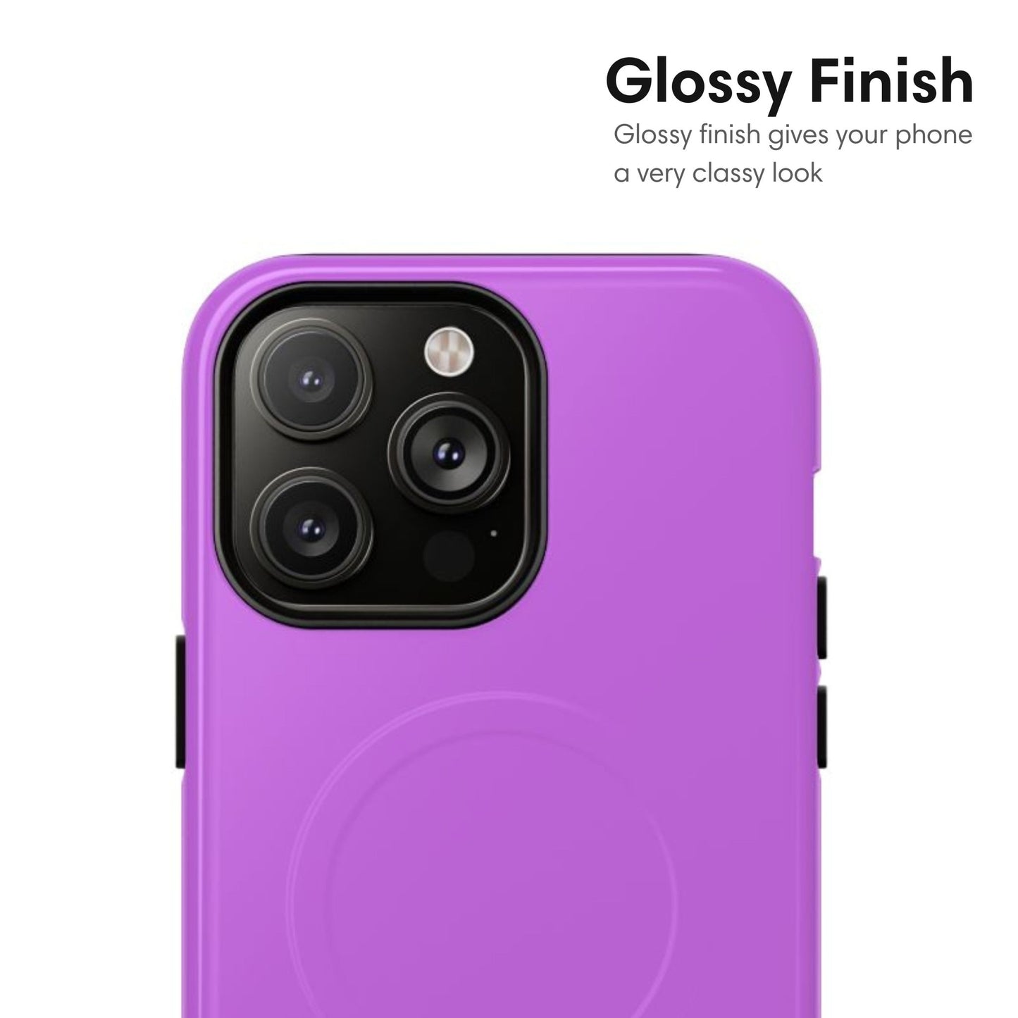 Purple MagSafe Tough Case - Classy Cases - Phone Case - iPhone 17 - Glossy - 