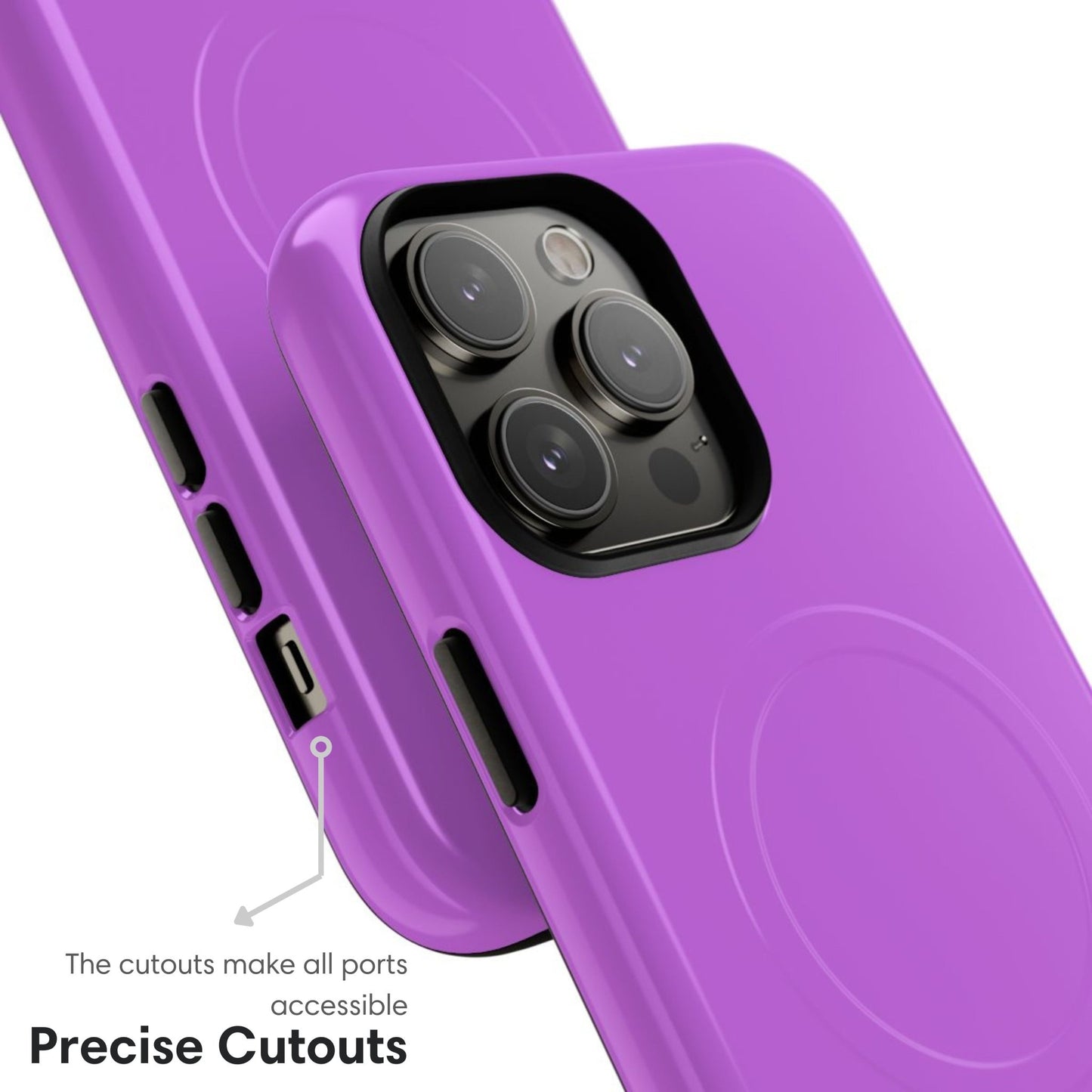 Purple MagSafe Tough Case - Classy Cases - Phone Case - iPhone 17 - Glossy - 