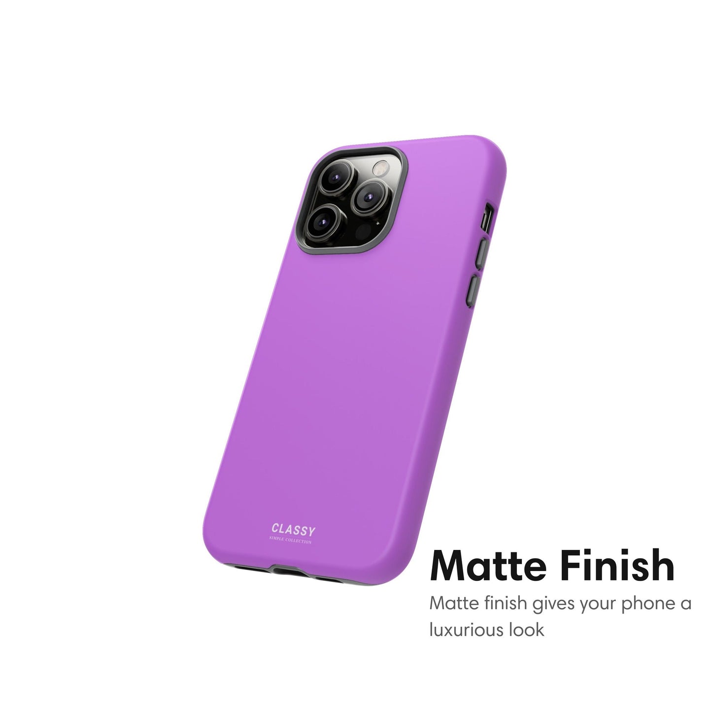 Purple Tough Case - Classy Cases - Phone Case - iPhone 17 - Glossy - 