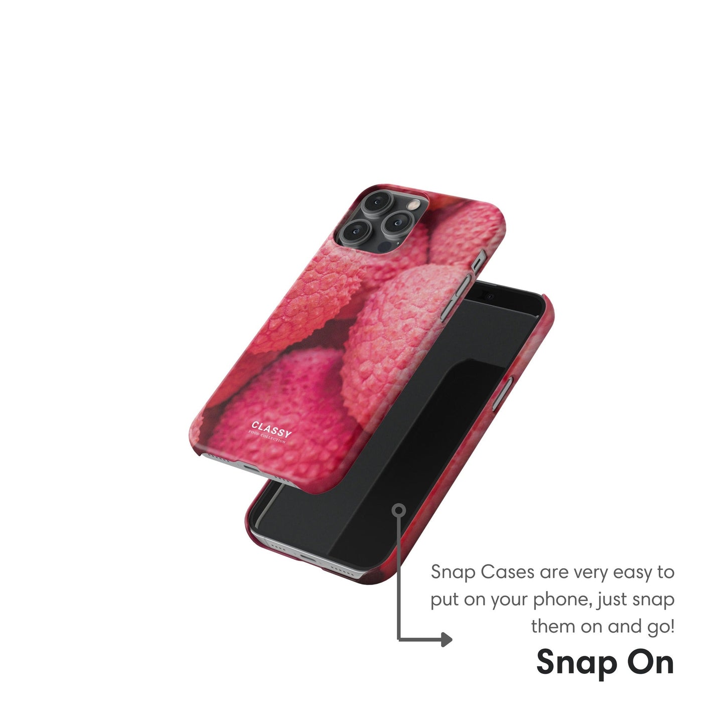 Raspberries Snap Case - Classy Cases - Phone Case - iPhone 17 - Glossy - 