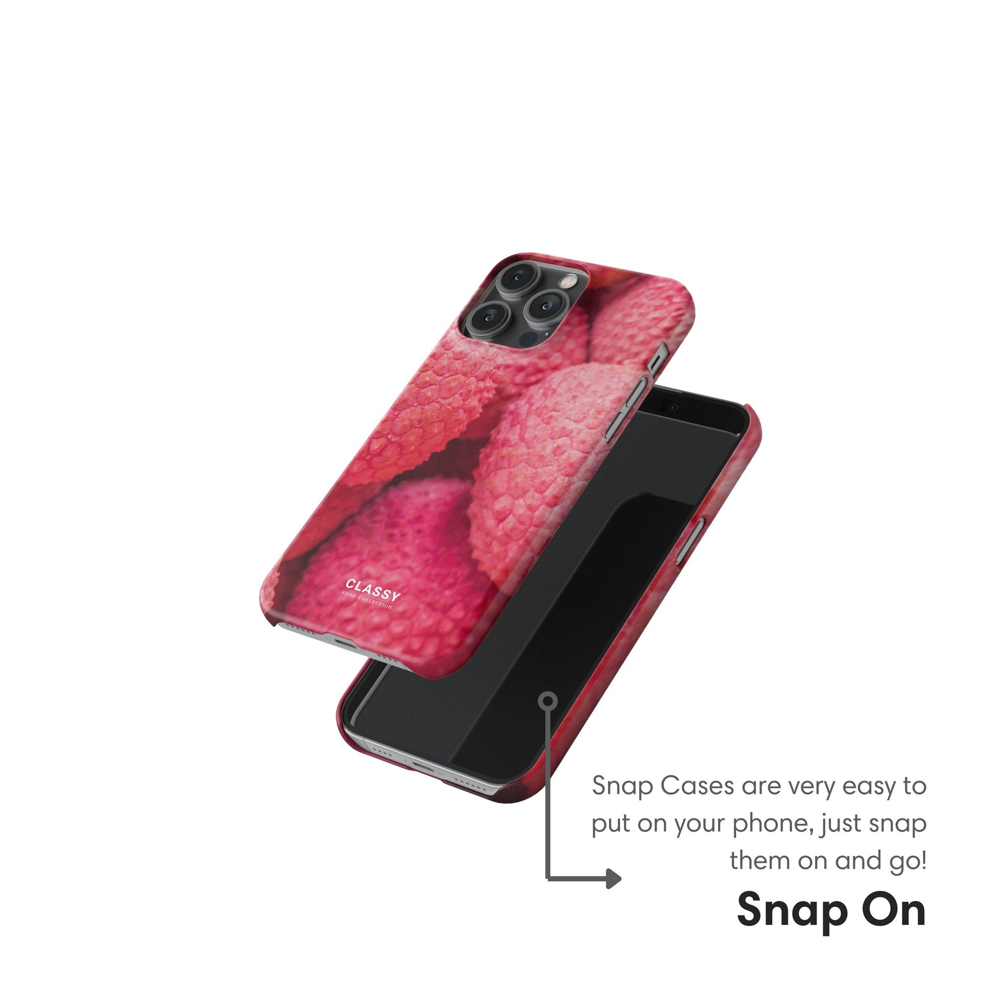 Raspberries Snap Case - Classy Cases - Phone Case - iPhone 17 - Glossy - 