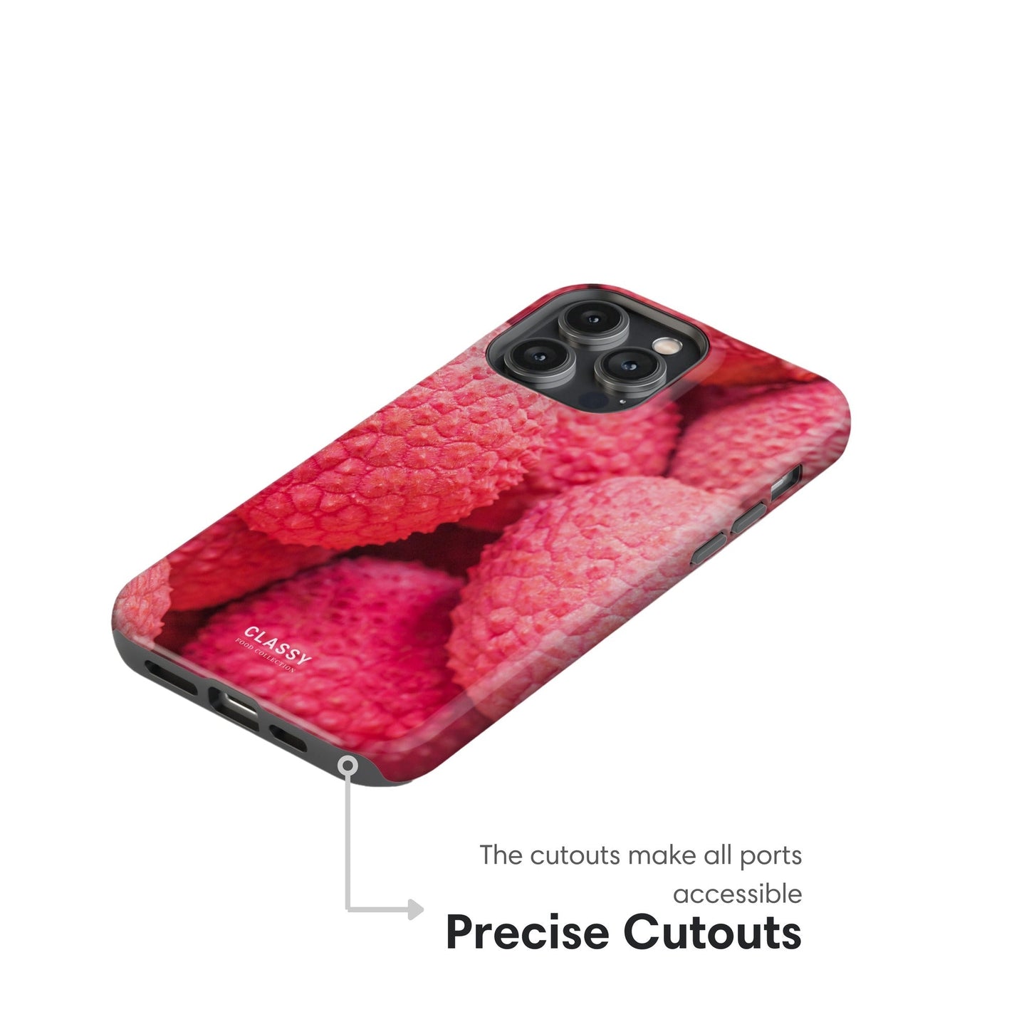 Raspberries Tough Case - Classy Cases - Phone Case - iPhone 17 - Glossy - 