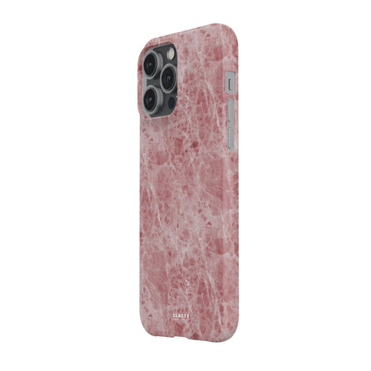 Red Marble Snap Case - Classy Cases - Phone Case - iPhone 17 - Glossy - 