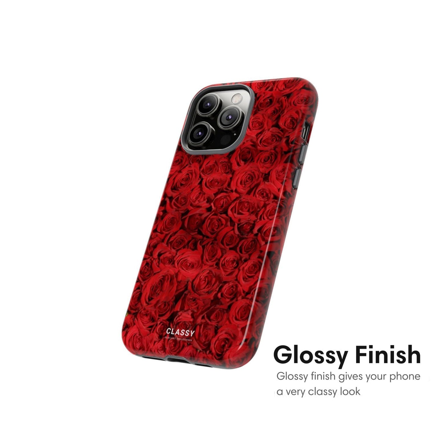 Red Roses Tough Case - Classy Cases - Phone Case - iPhone 17 - Glossy - 