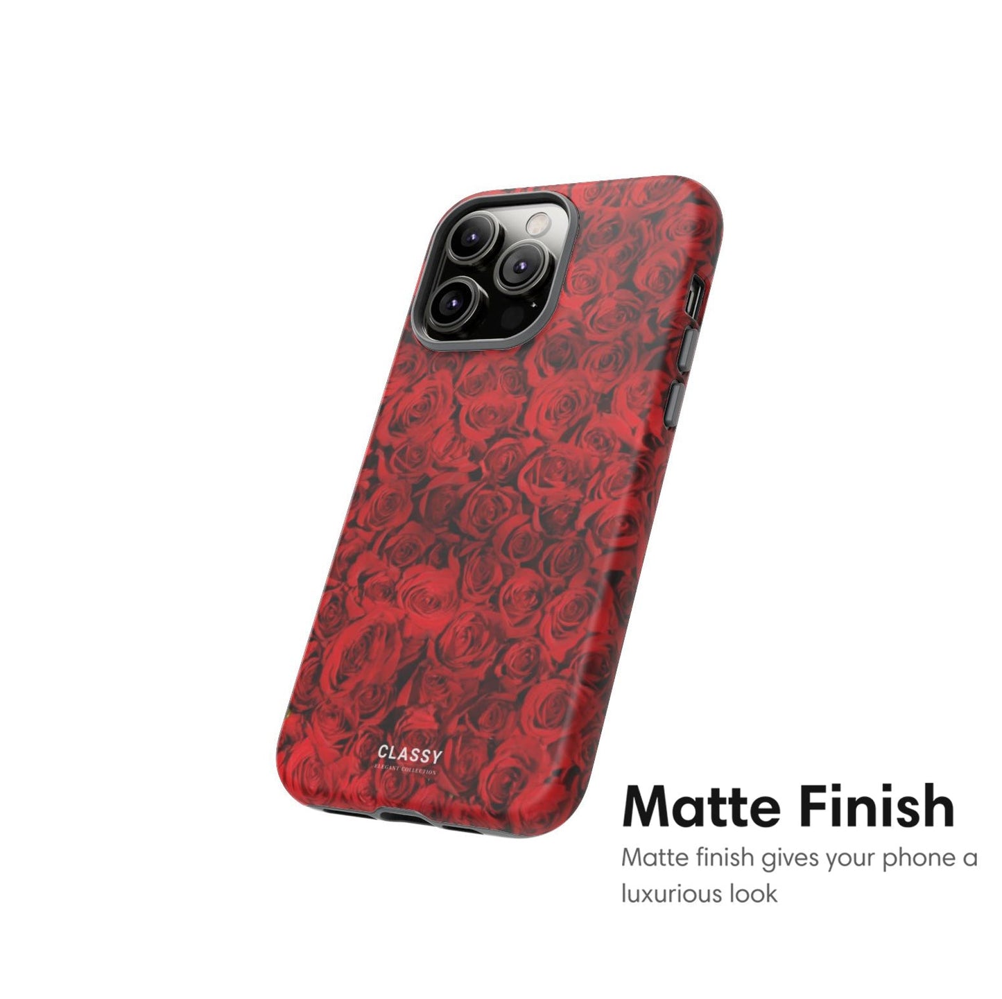 Red Roses Tough Case - Classy Cases - Phone Case - iPhone 17 - Glossy - 