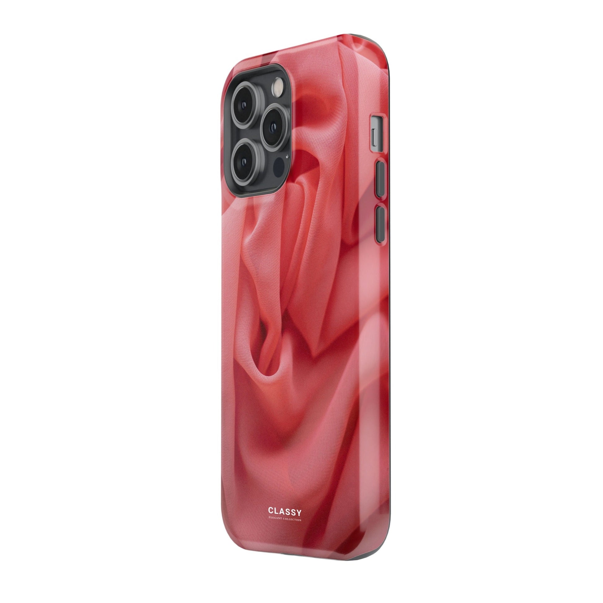 Red Waves Tough Case - Classy Cases - Phone Case - iPhone 17 - Glossy - 