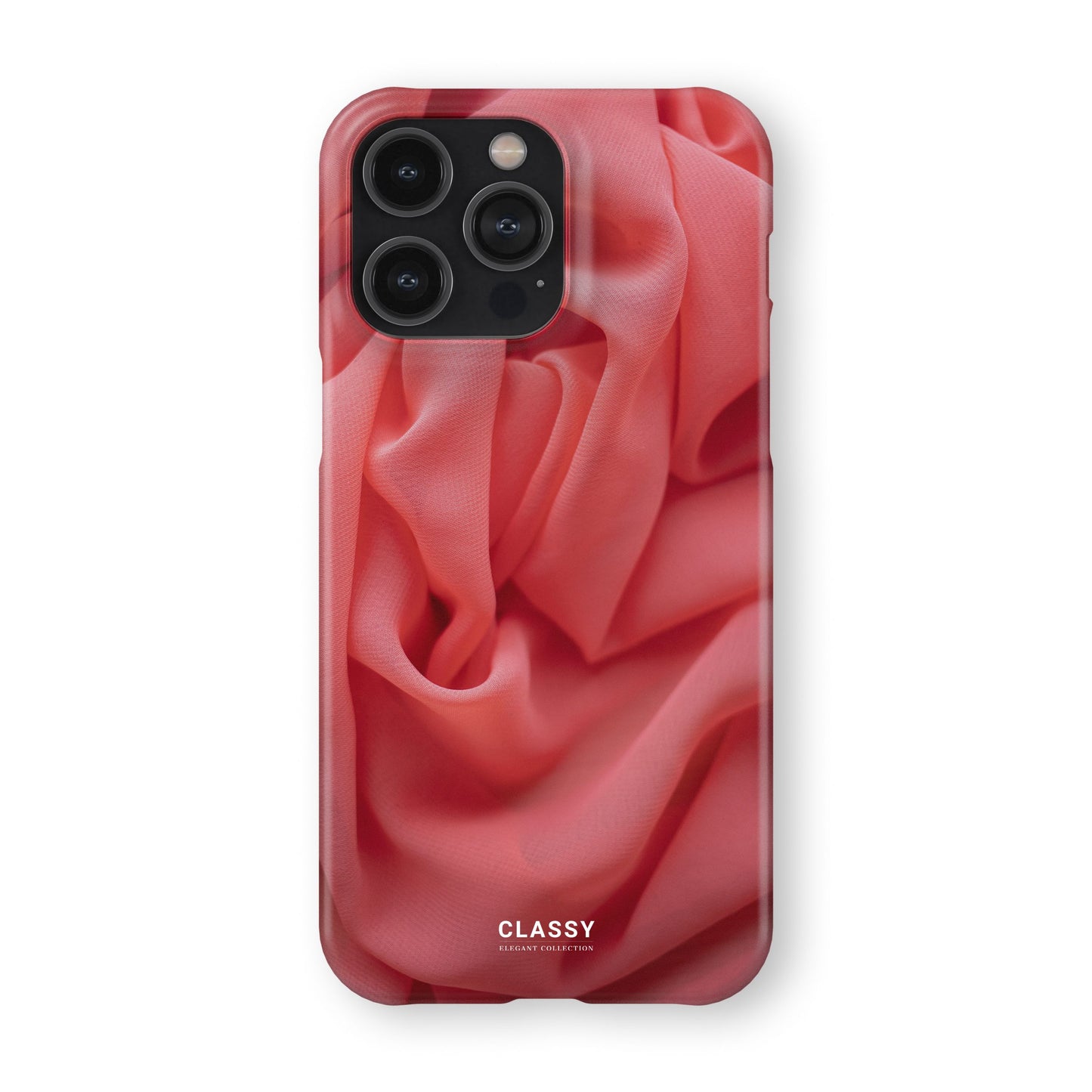 Red Waves Snap Case front