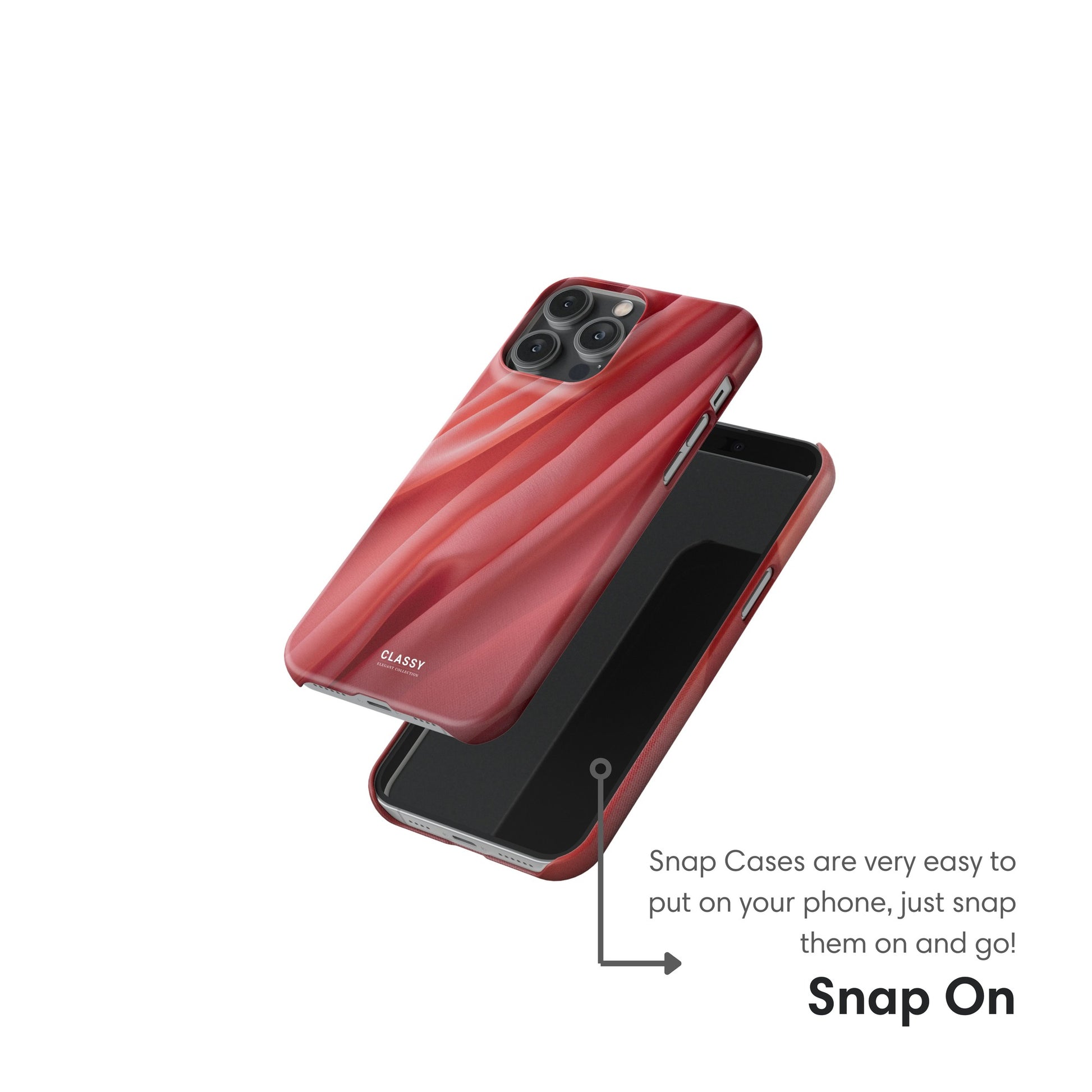 Waves of Something Snap Case snap on