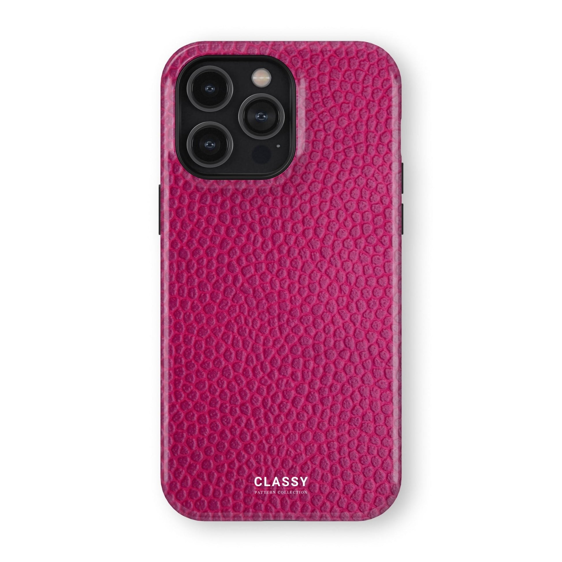 Rose Crocodile Print Tough Case - Classy Cases - Phone Case - iPhone 17 - Glossy - 