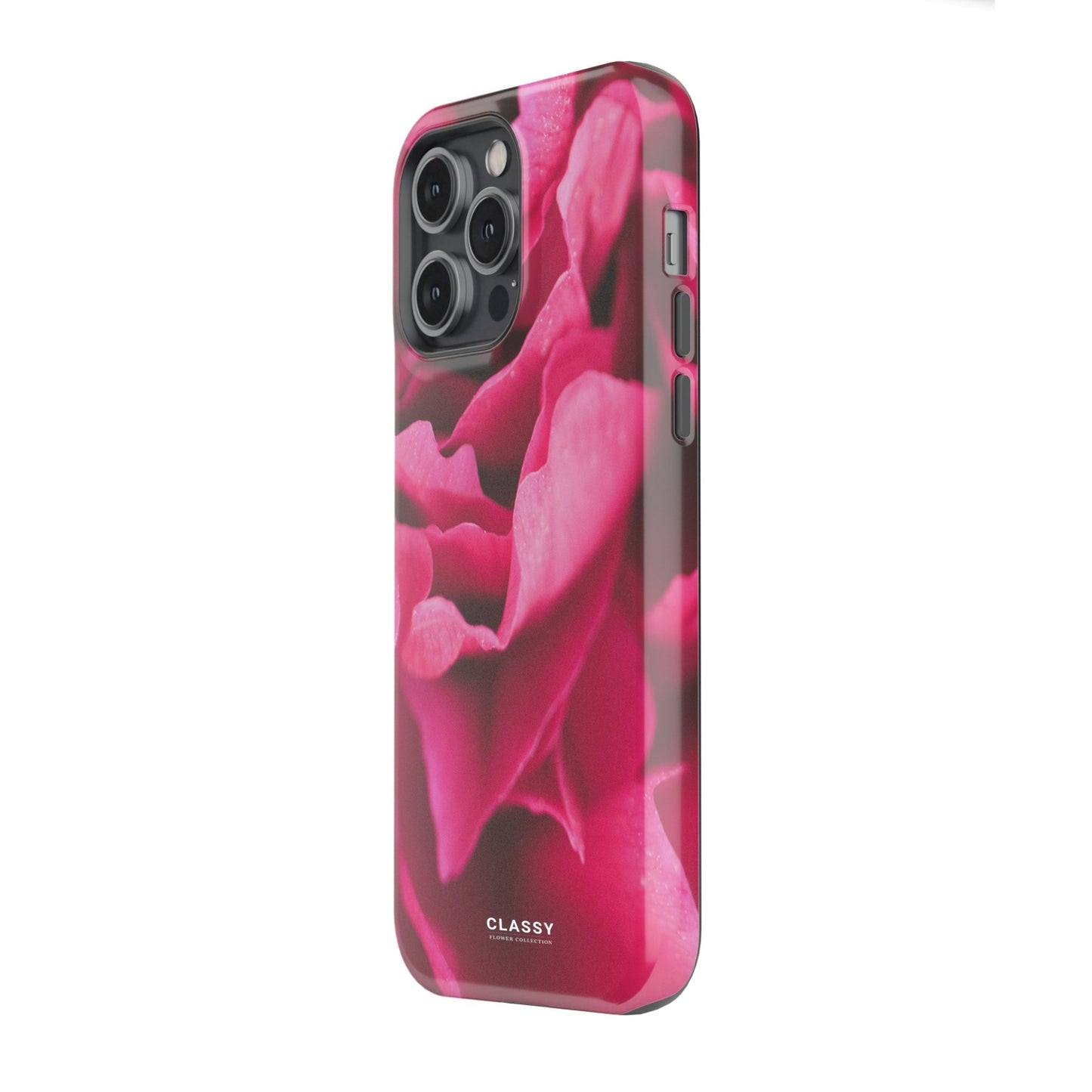 Rose Pink Flower Tough Case - Classy Cases - Phone Case - iPhone 17 - Glossy - 