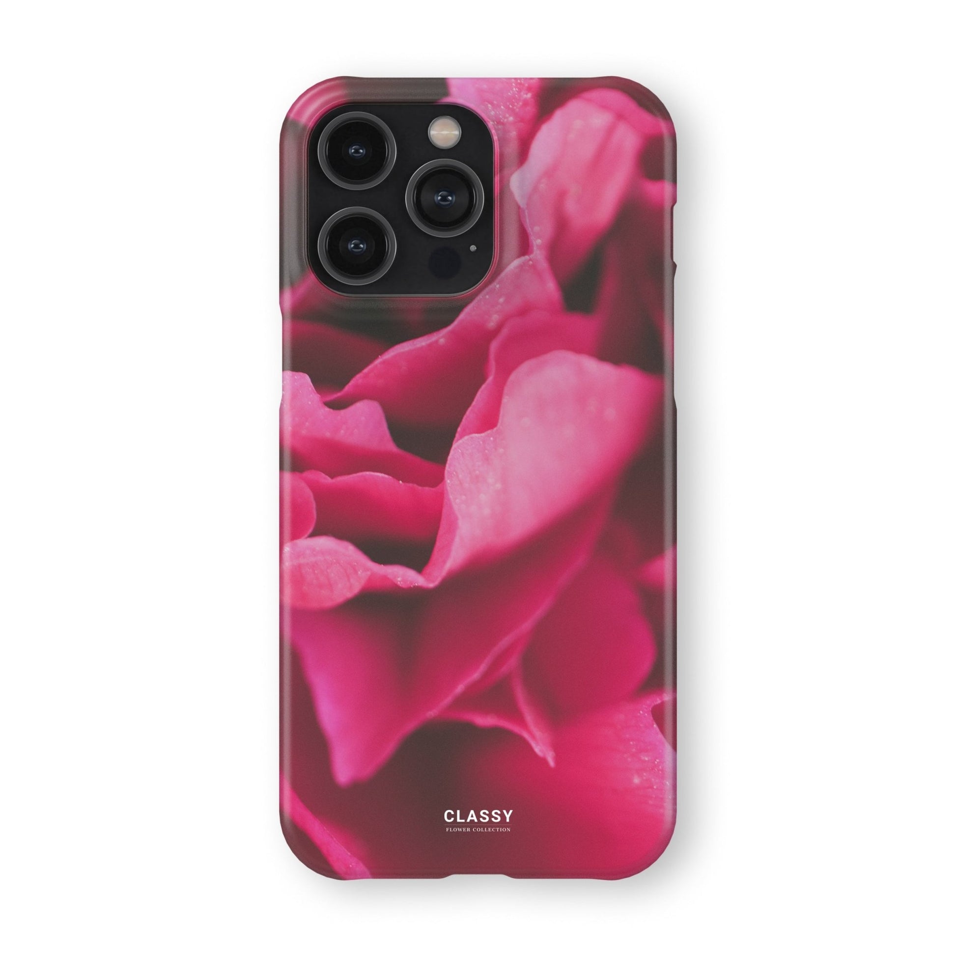 Rose Pink Flowers Snap Case - Classy Cases - Phone Case - iPhone 17 - Glossy - 
