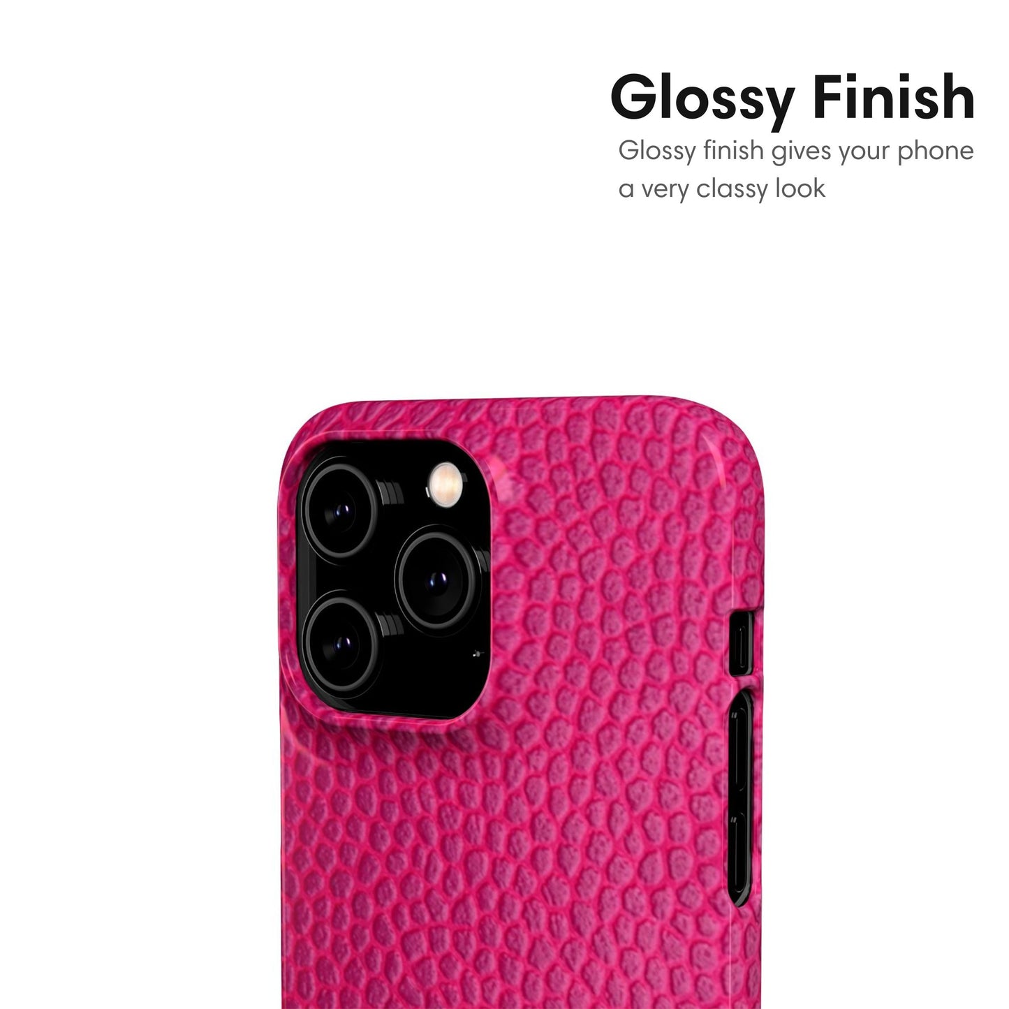 Rose Pattern Snap Case glossy