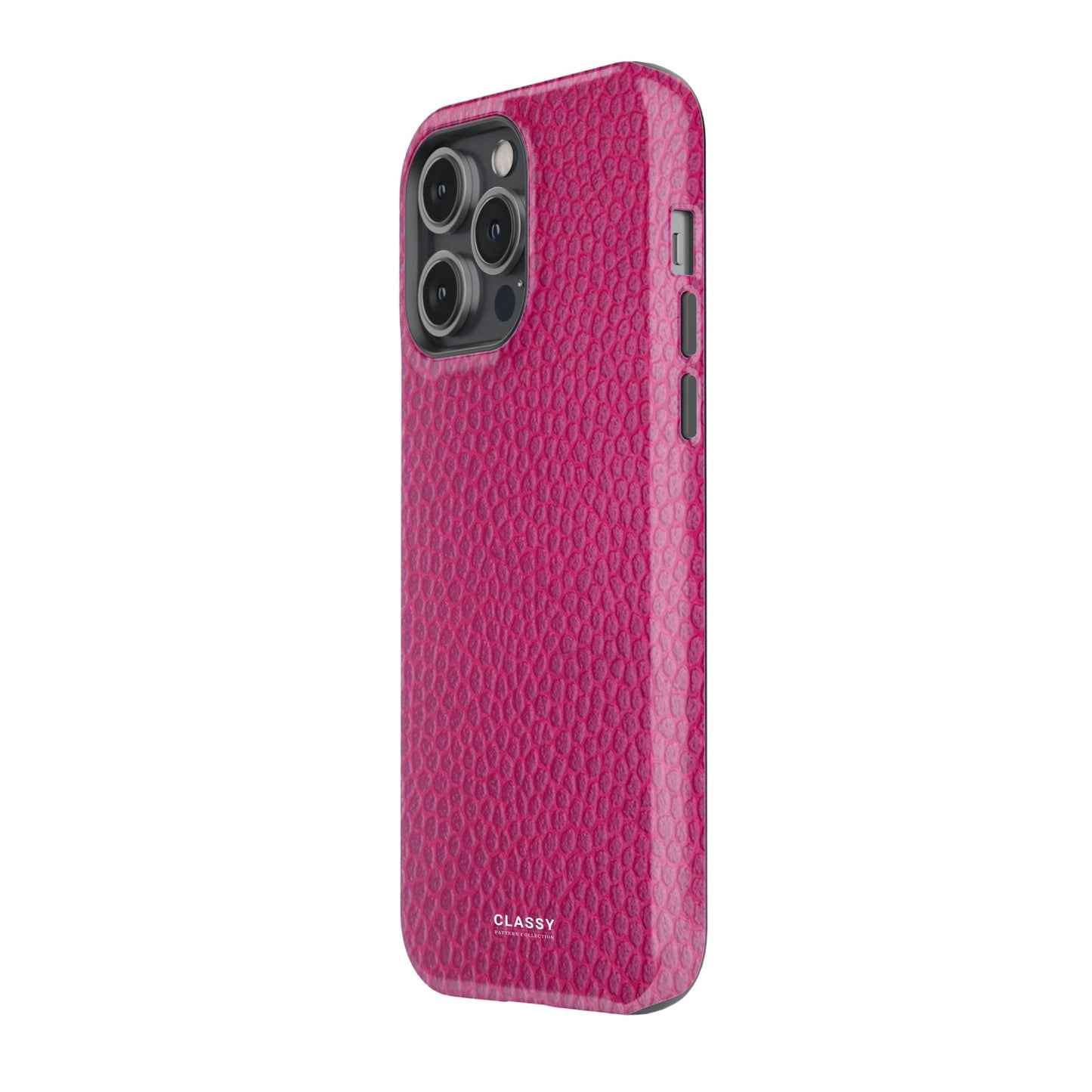 Rose Crocodile Print Tough Case side