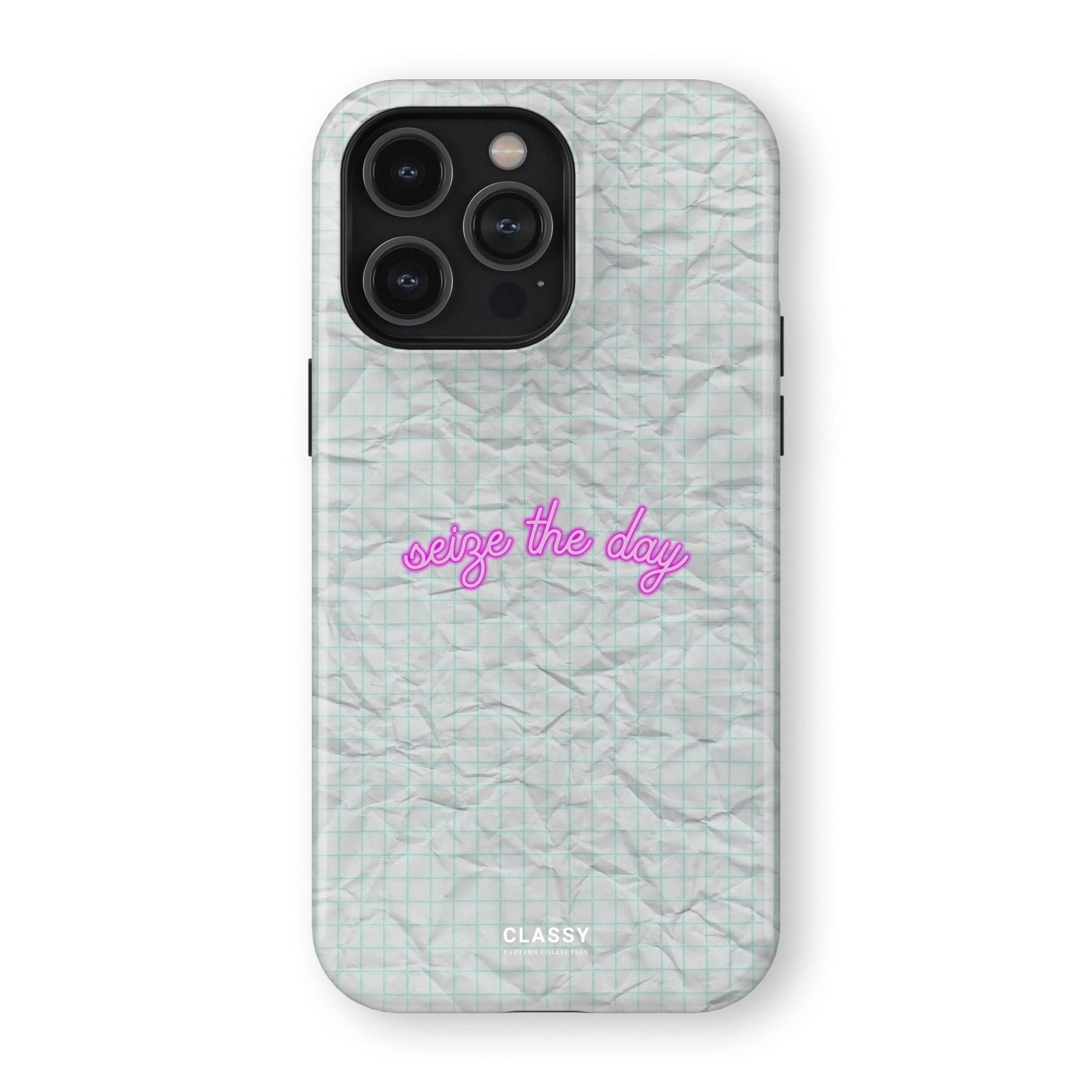 Seige the Day | White Tough Case - Classy Cases - Phone Case - iPhone 17 - Glossy - 