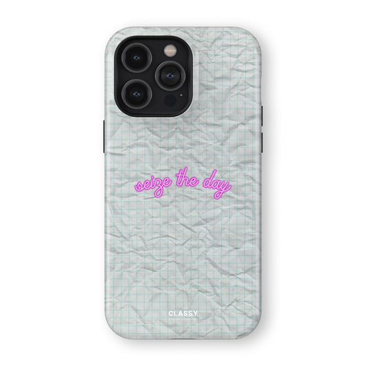 Seige the Day | White Tough Case - Classy Cases - Phone Case - iPhone 17 - Glossy - 