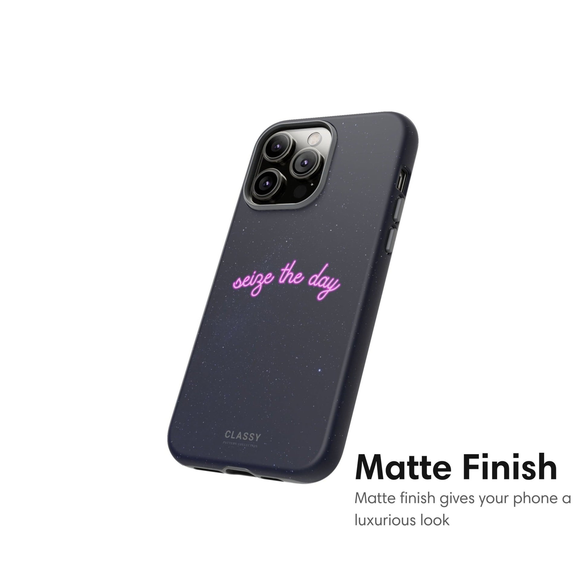Seize the Day | Night Sky Tough Case - Classy Cases - Phone Case - iPhone 17 - Glossy - 