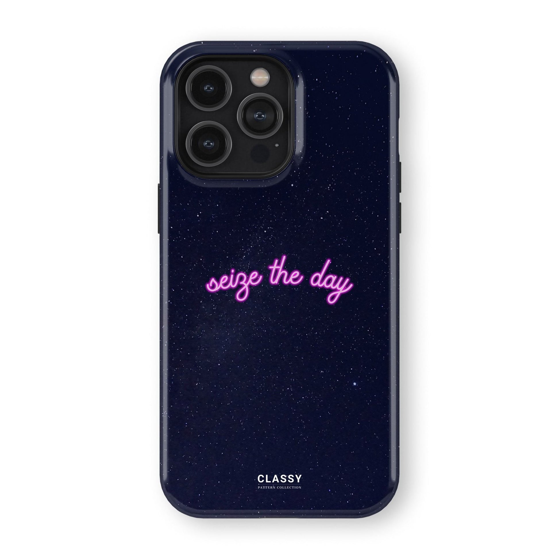 Seize the Day | Night Sky Tough Case - Classy Cases - Phone Case - iPhone 17 - Glossy - 