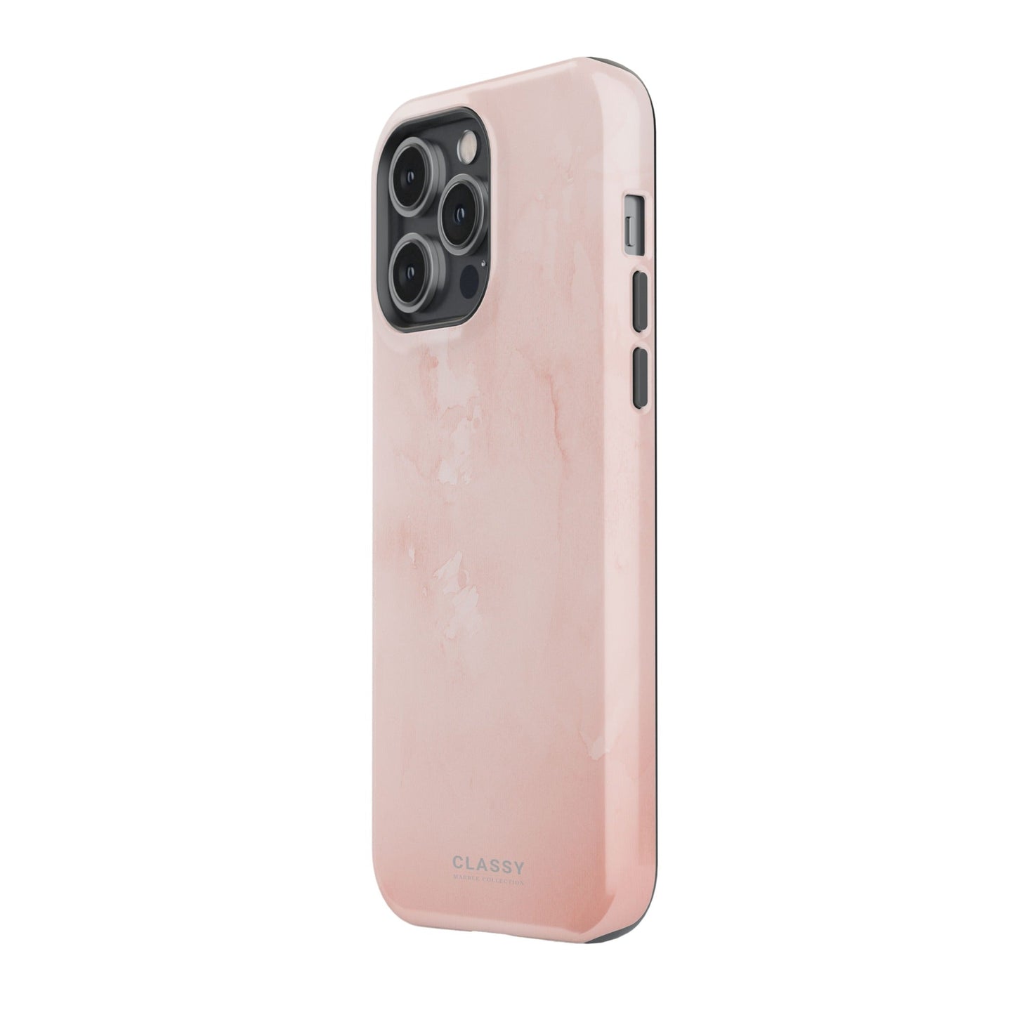 Simple Marble Light Pink Tough Case - Classy Cases - Phone Case - iPhone 17 - Glossy - 
