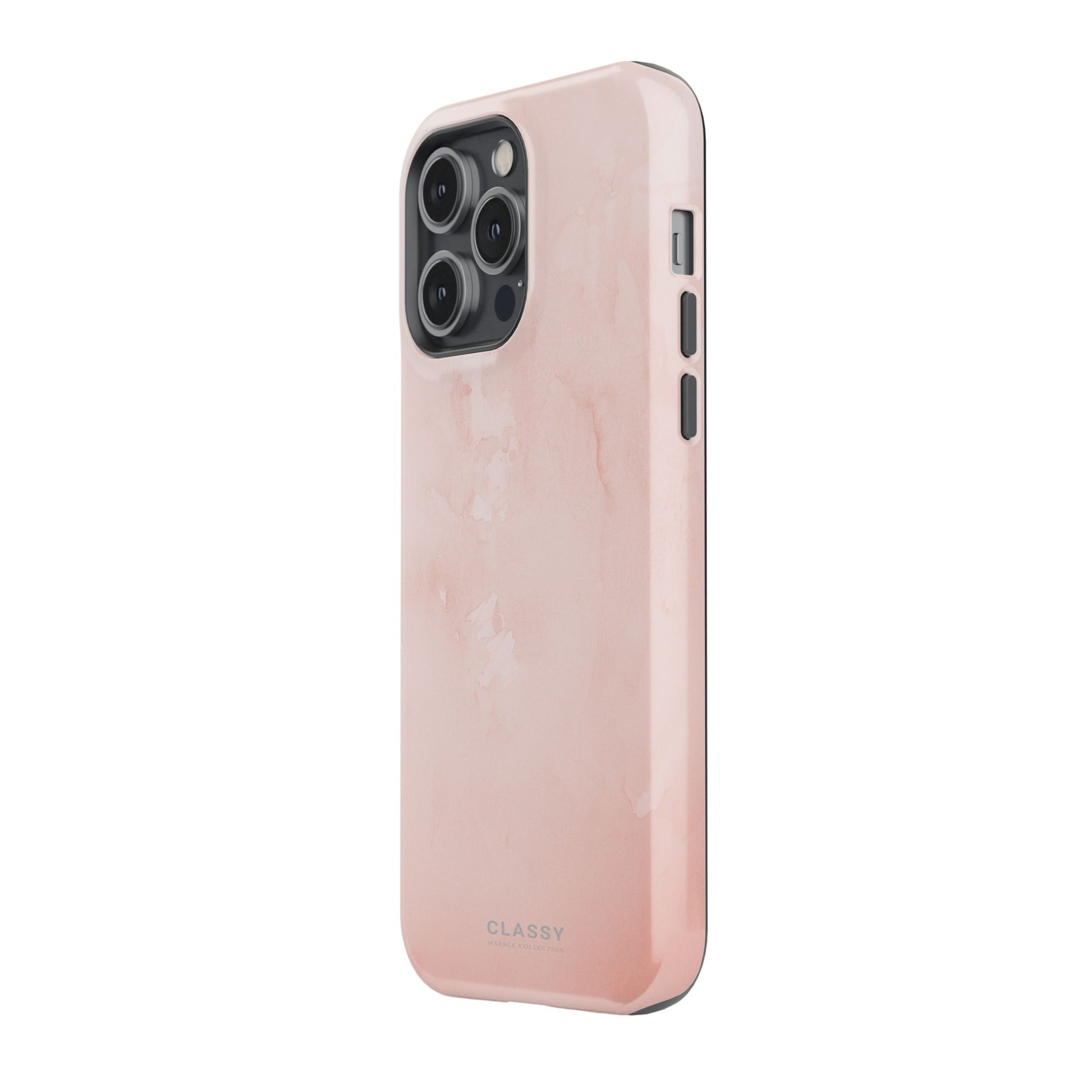 Simple Marble Light Pink Tough Case - Classy Cases - Phone Case - iPhone 17 - Glossy - 