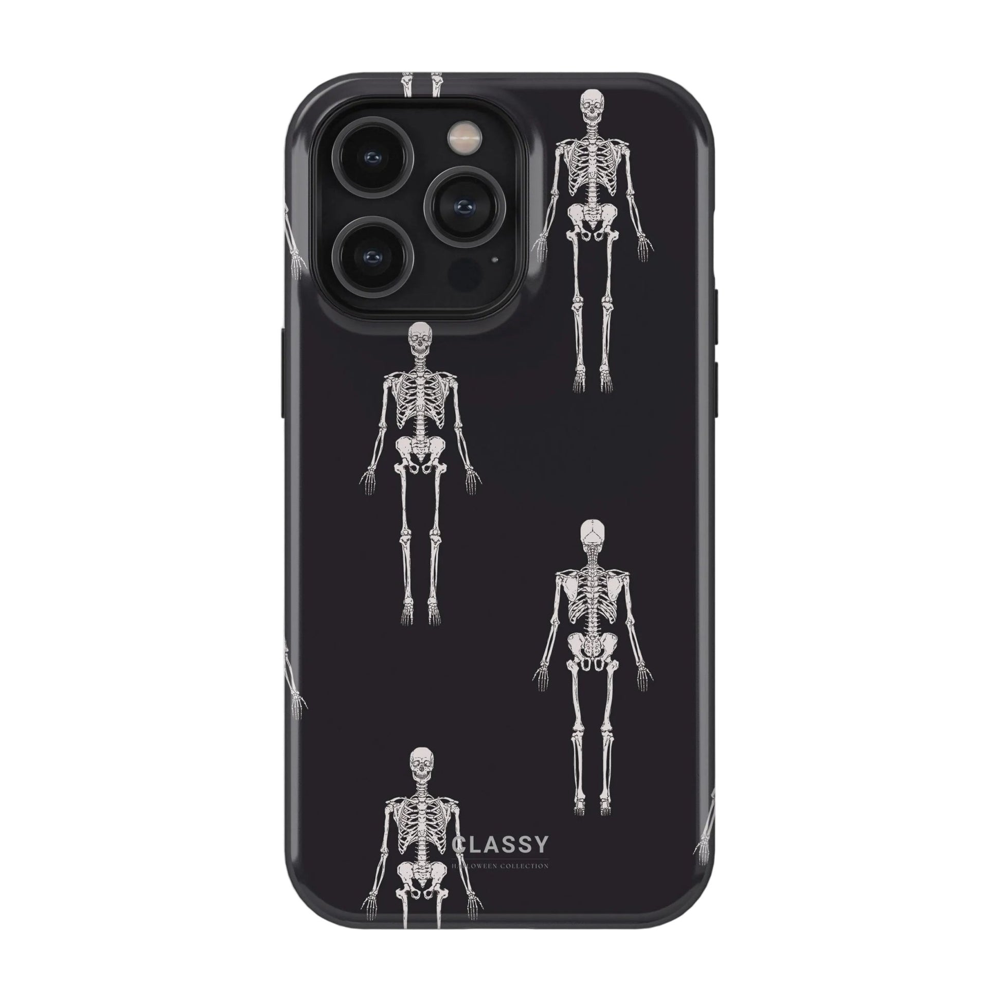 Skeletons Black Tough Case - Classy Cases - Phone Case - iPhone 17 - Glossy - 