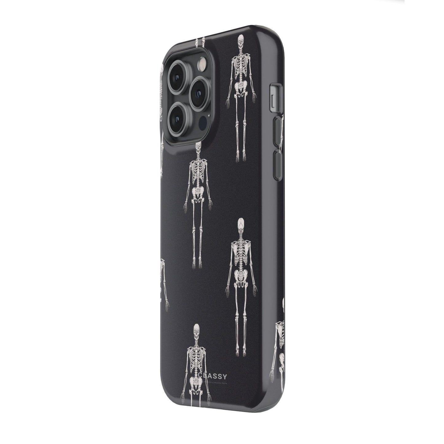 Skeletons Black Tough Case - Classy Cases - Phone Case - iPhone 17 - Glossy - 