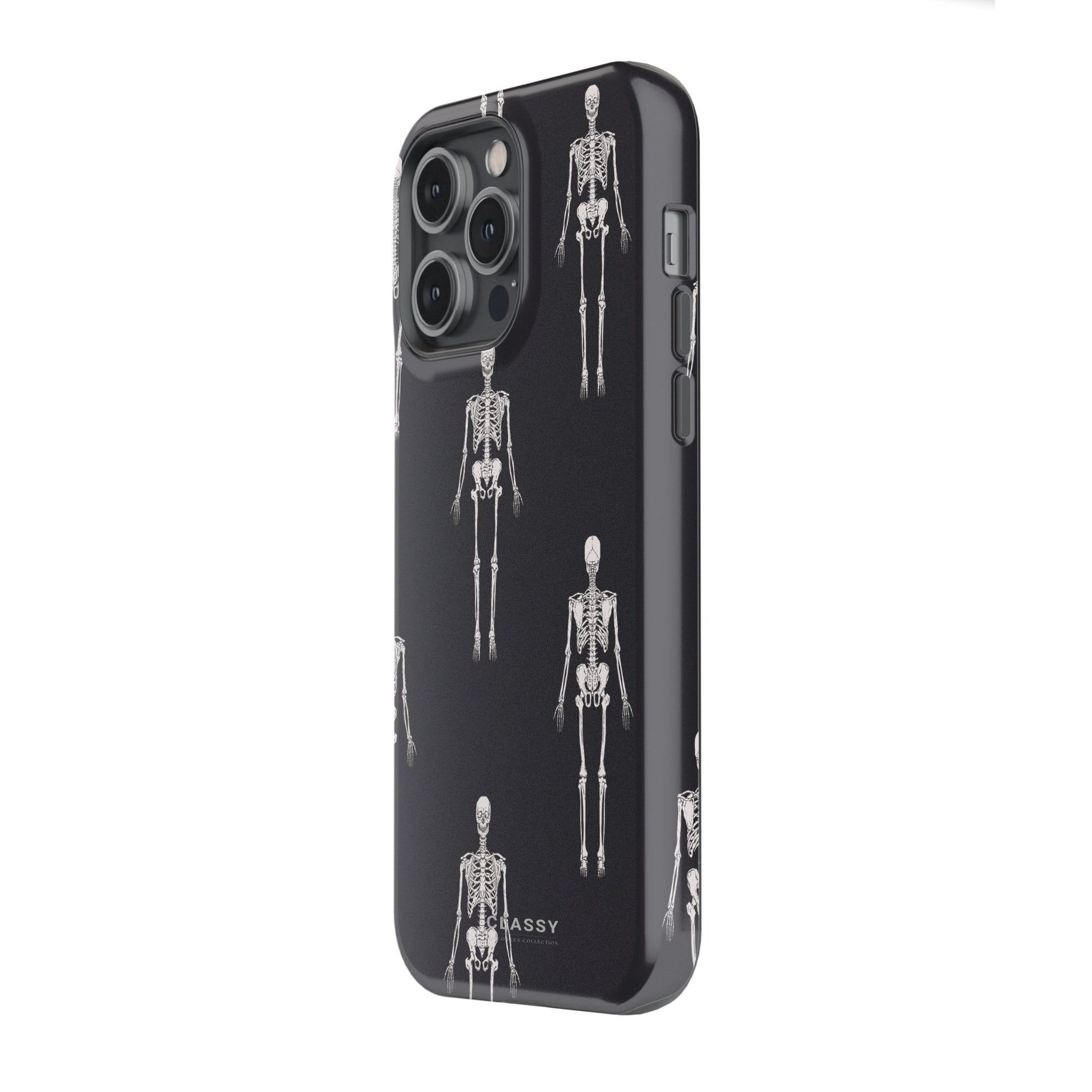 Skeletons Black Tough Case - Classy Cases - Phone Case - iPhone 17 - Glossy - 