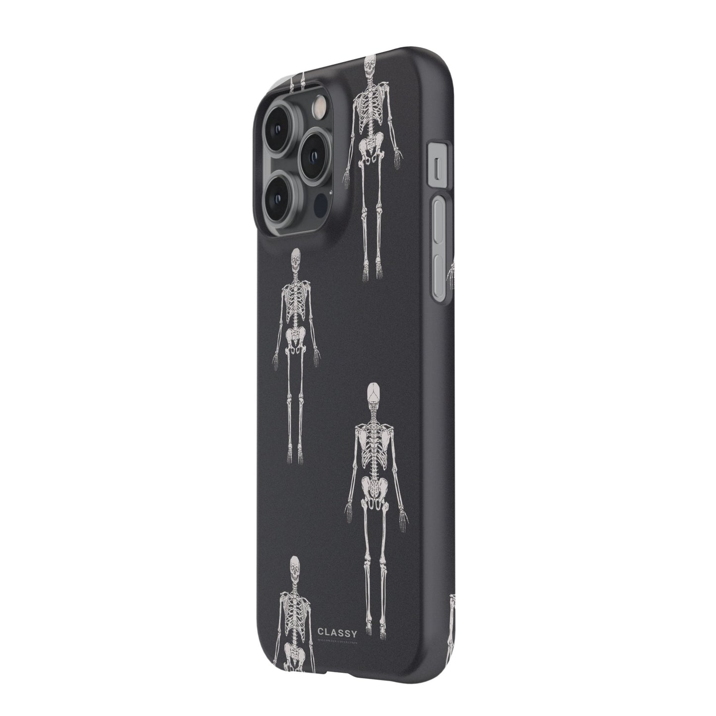 Skeletons Gray Snap Case - Classy Cases - Phone Case - iPhone 17 - Glossy - 
