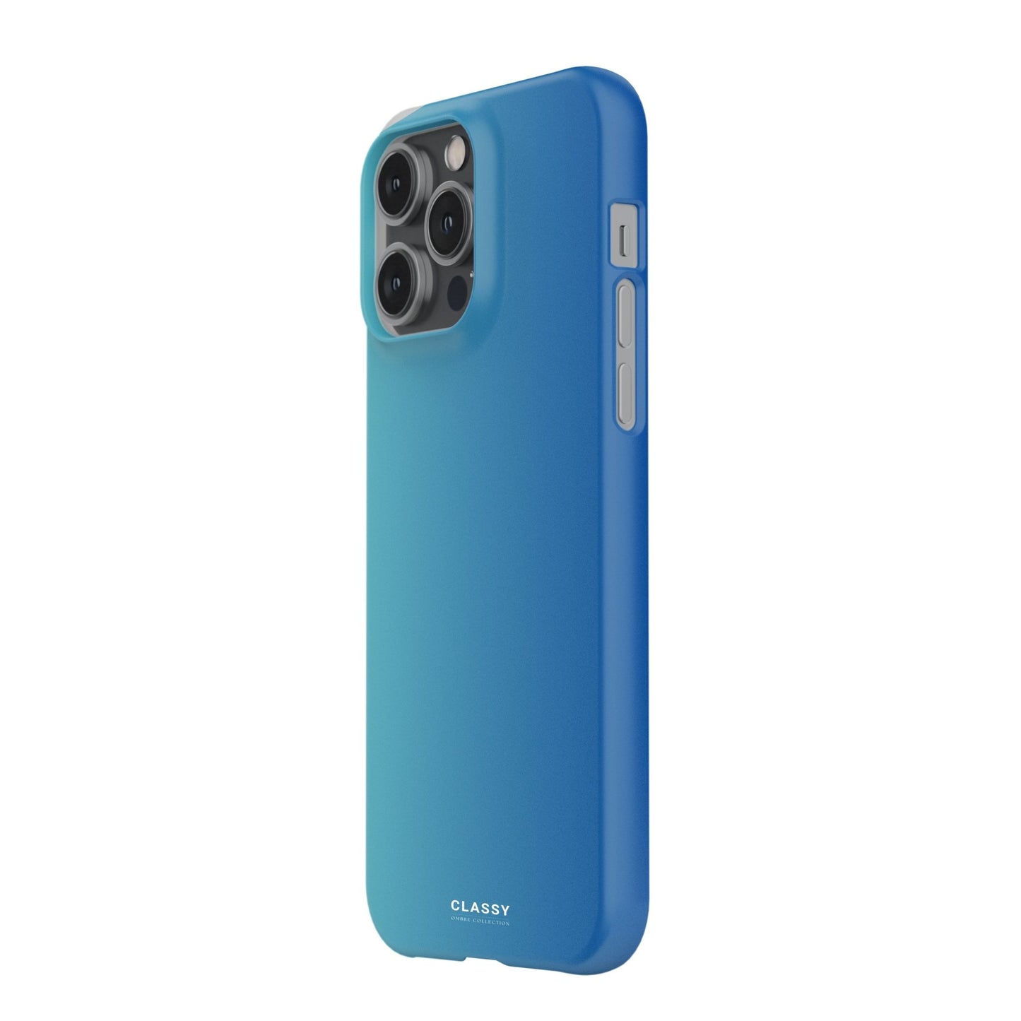 Sky Blue Ombre Snap Case - Classy Cases - Phone Case - iPhone 17 - Glossy - 