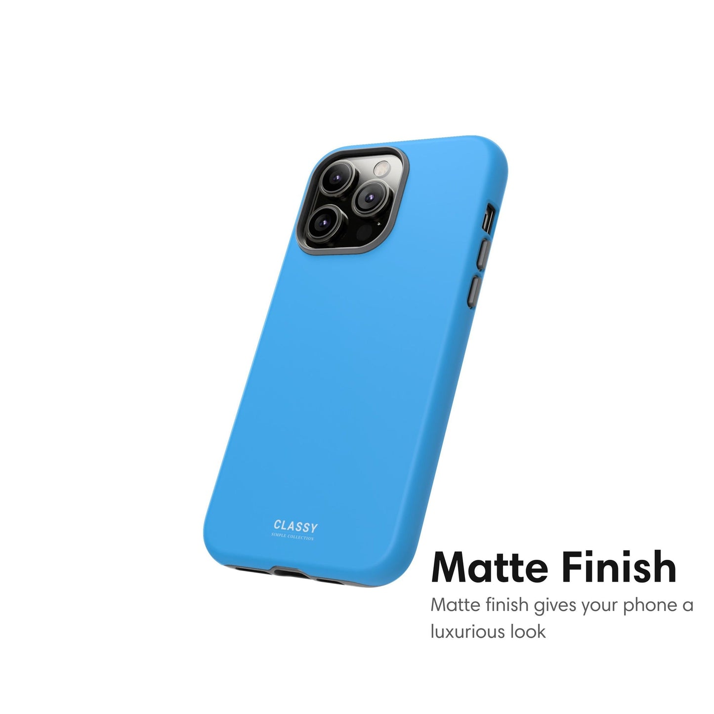 Sky Blue Tough Case - Classy Cases - Phone Case - iPhone 17 - Glossy - 