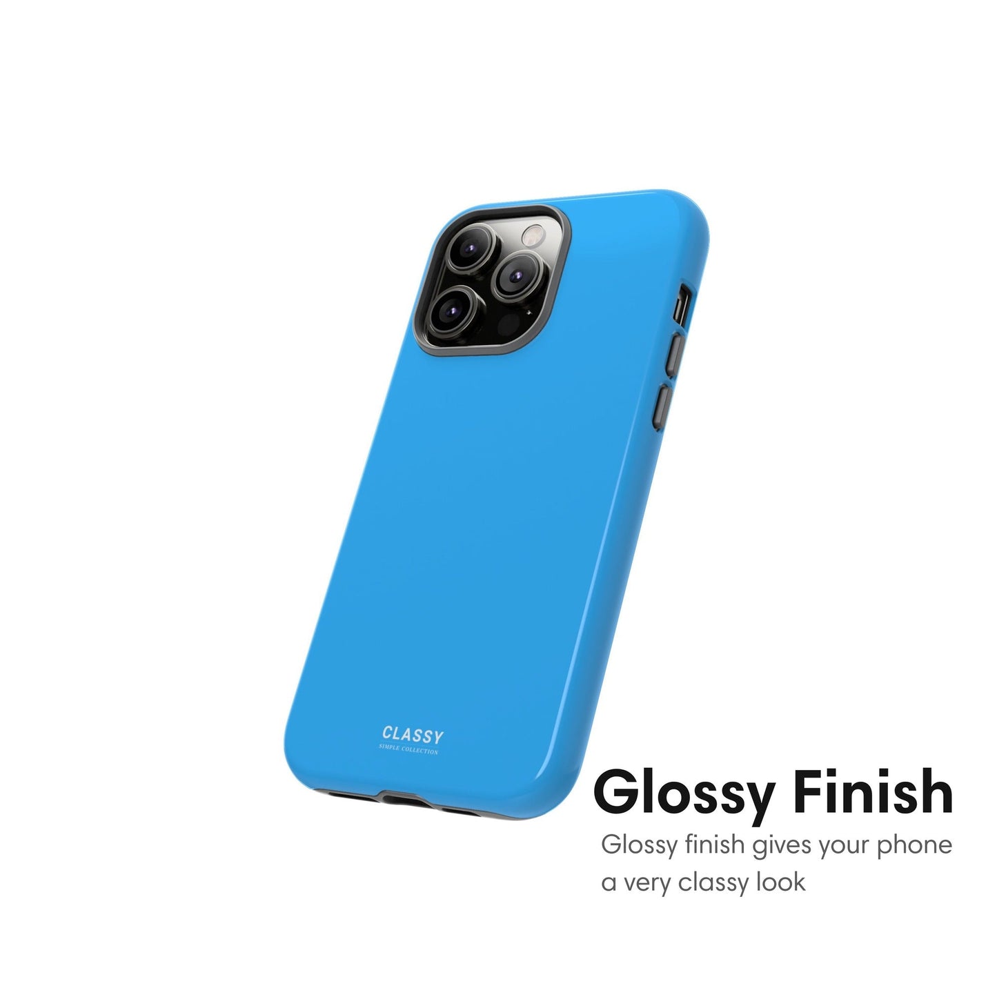 Sky Blue Tough Case - Classy Cases - Phone Case - iPhone 17 - Glossy - 