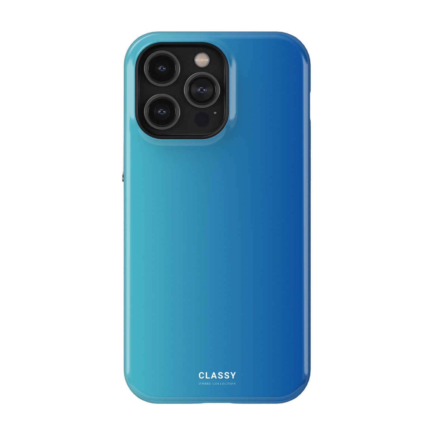 Sky Blue Ombre tough Case front