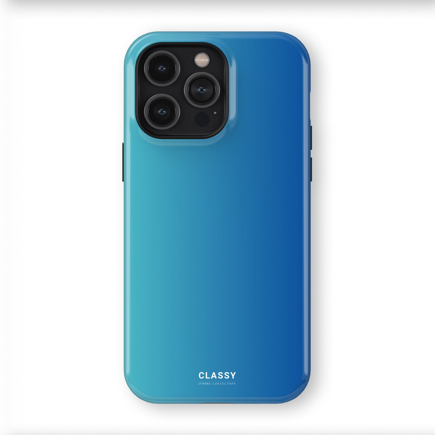 Sky Blue Ombre Tough Case front